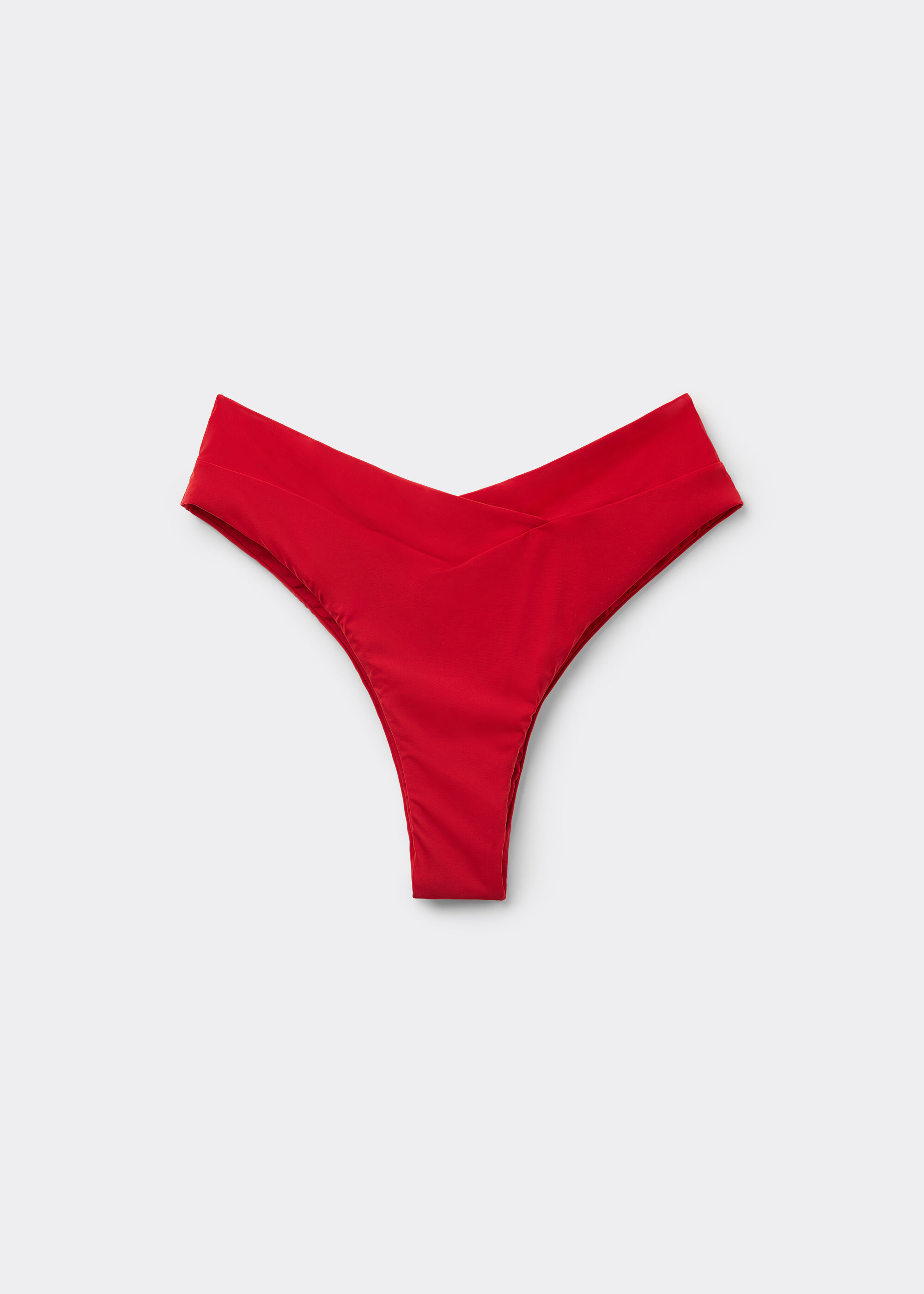 High-Waisted V-Cut Brazilian Bikini Bottoms Indonesia