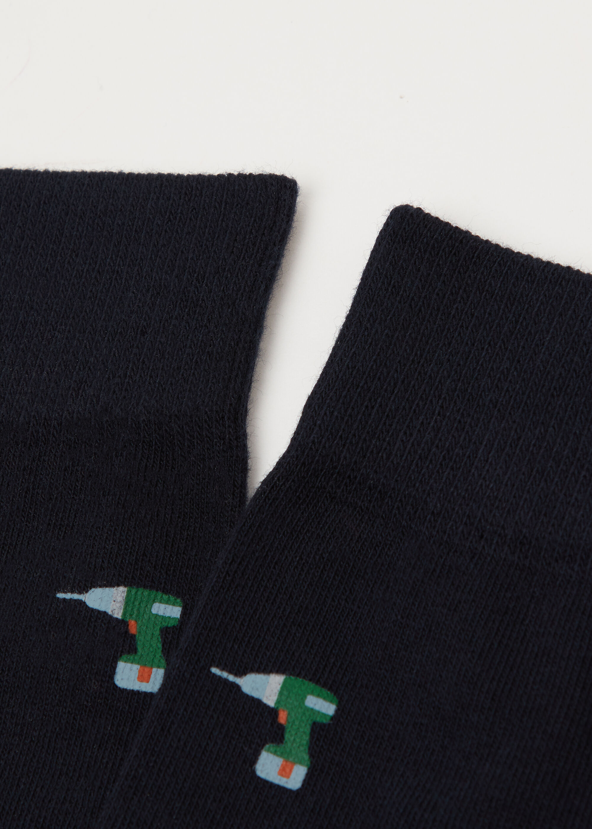 Chaussettes motif fantaisie intégral pour homme