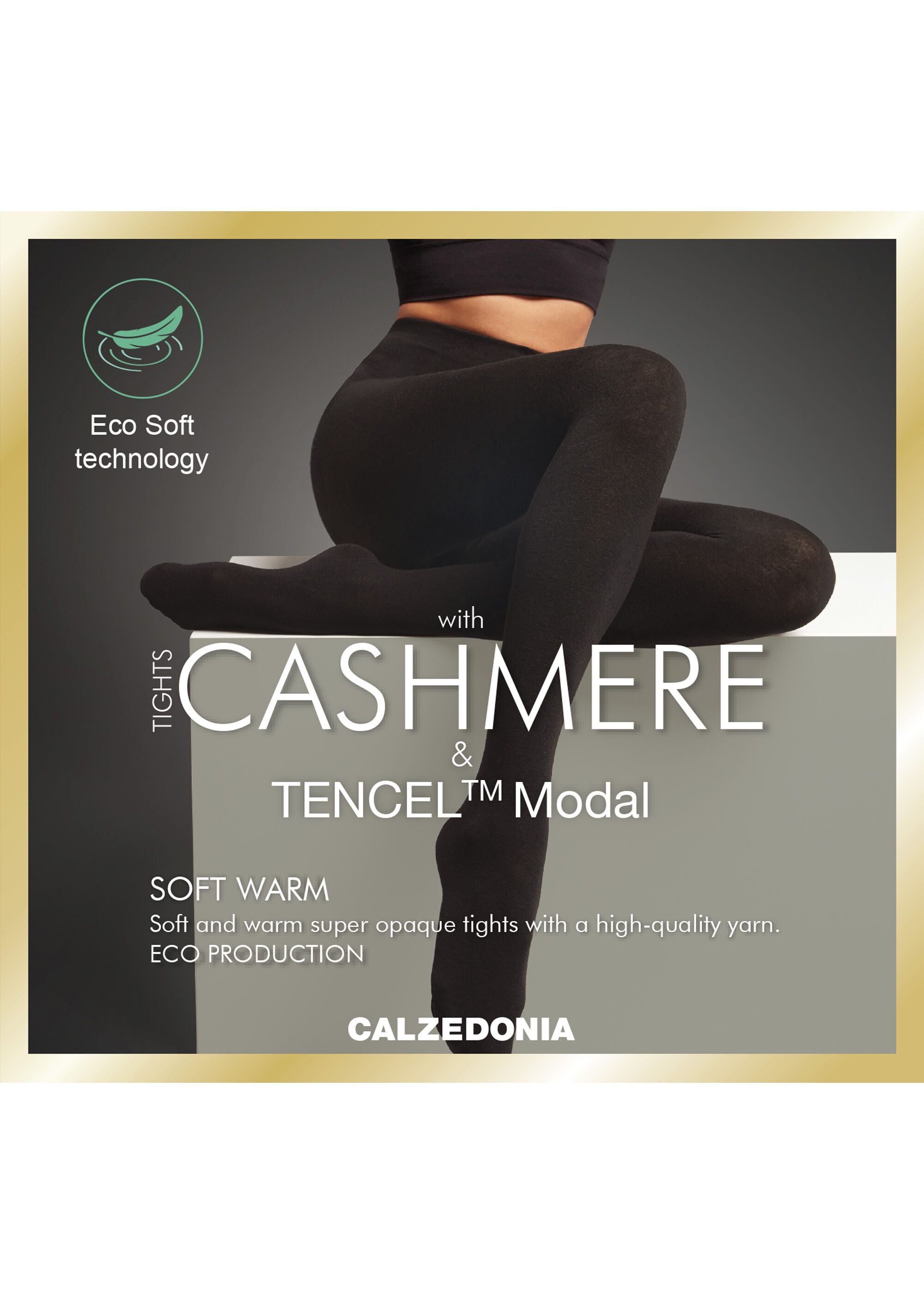 Collant Opaque Thermique avec Cachemire