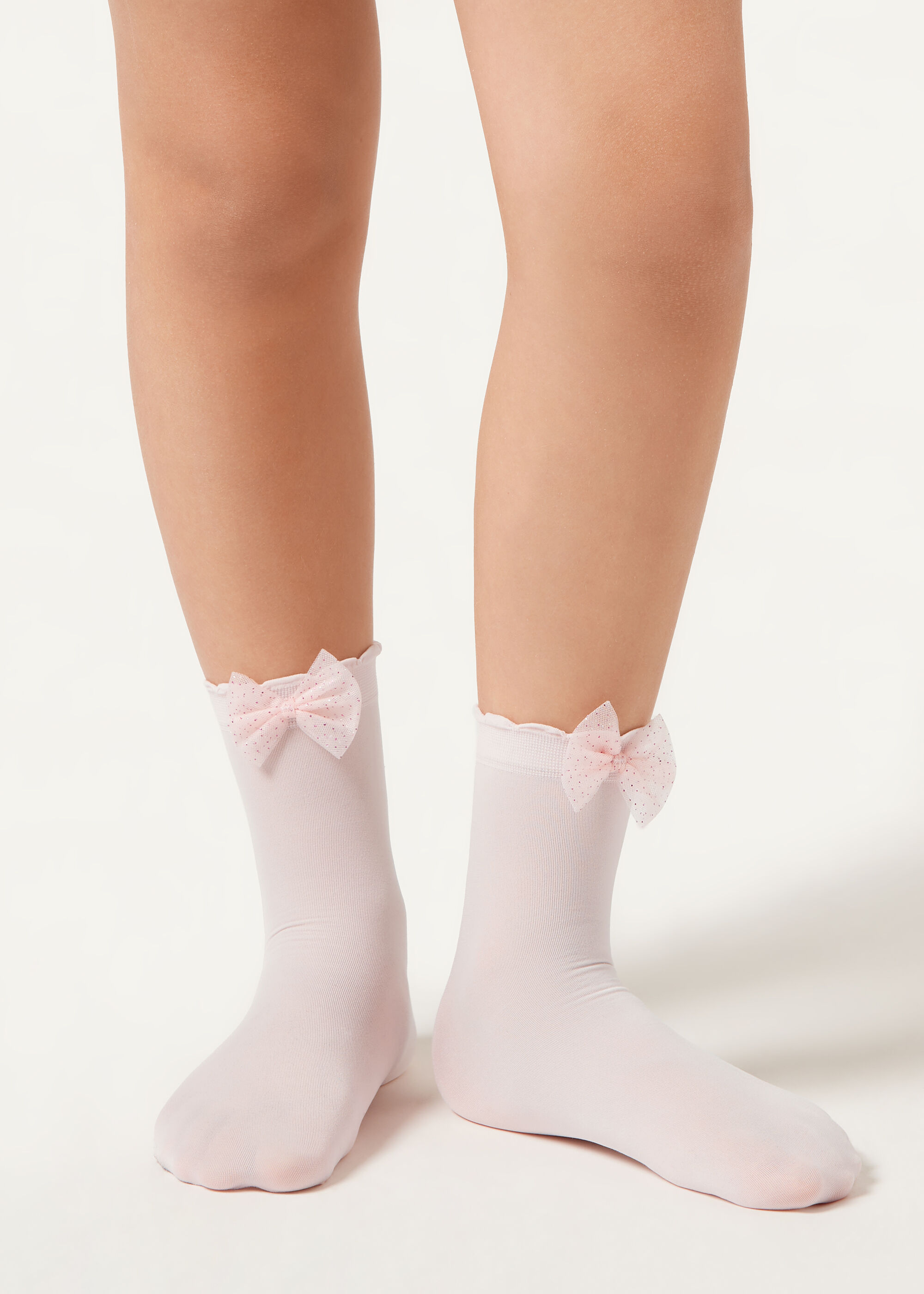 Chaussettes à nœud pour fille