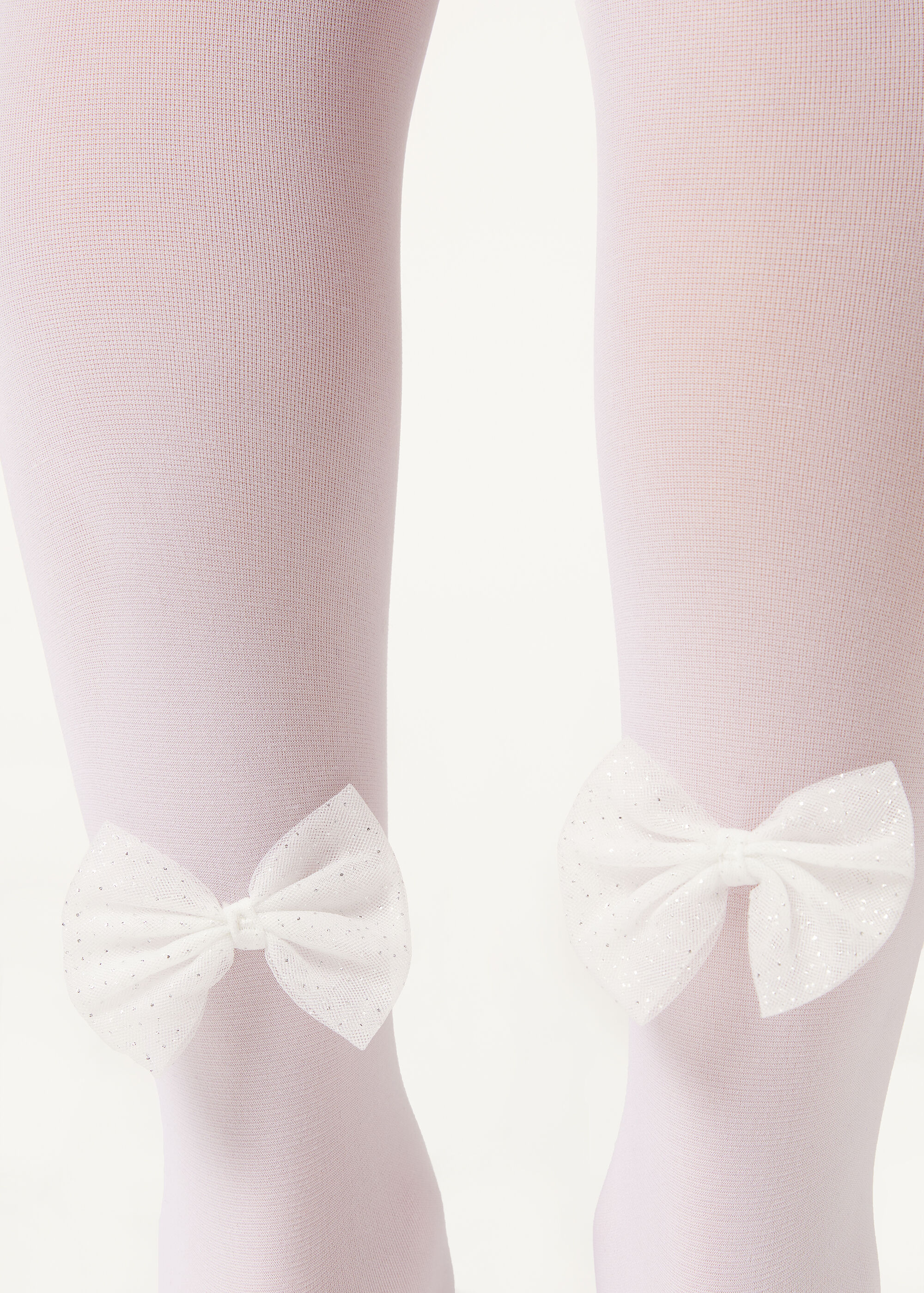 Strumpfhose mit Schleife für Mädchen