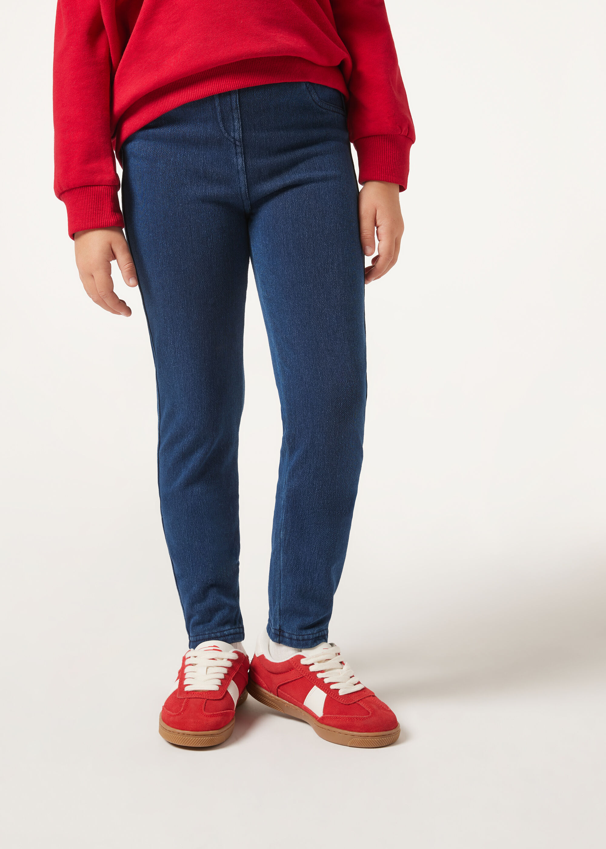 Termo denim tajice za djevojčice