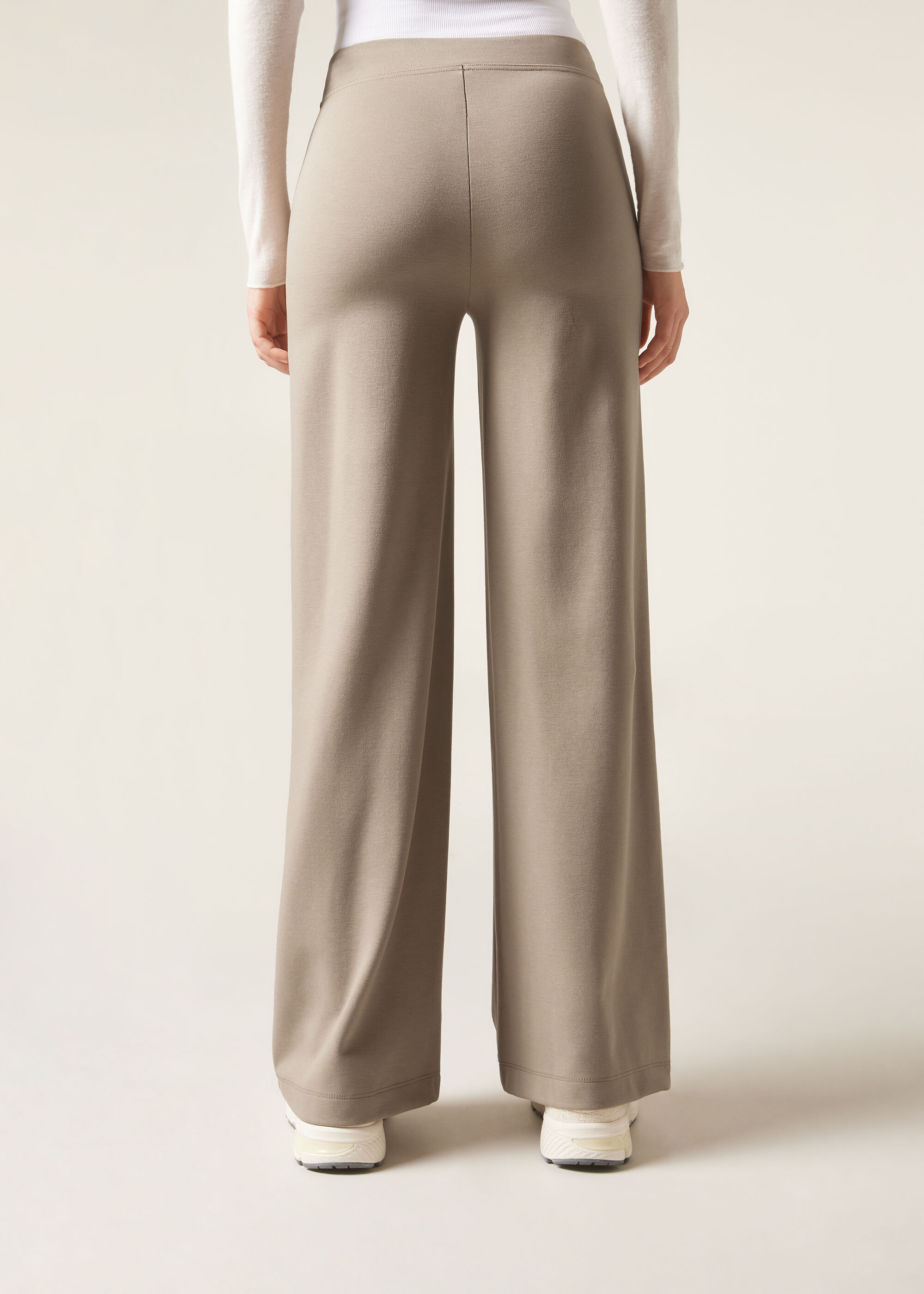 Palazzo-Leggings aus Punto Milano