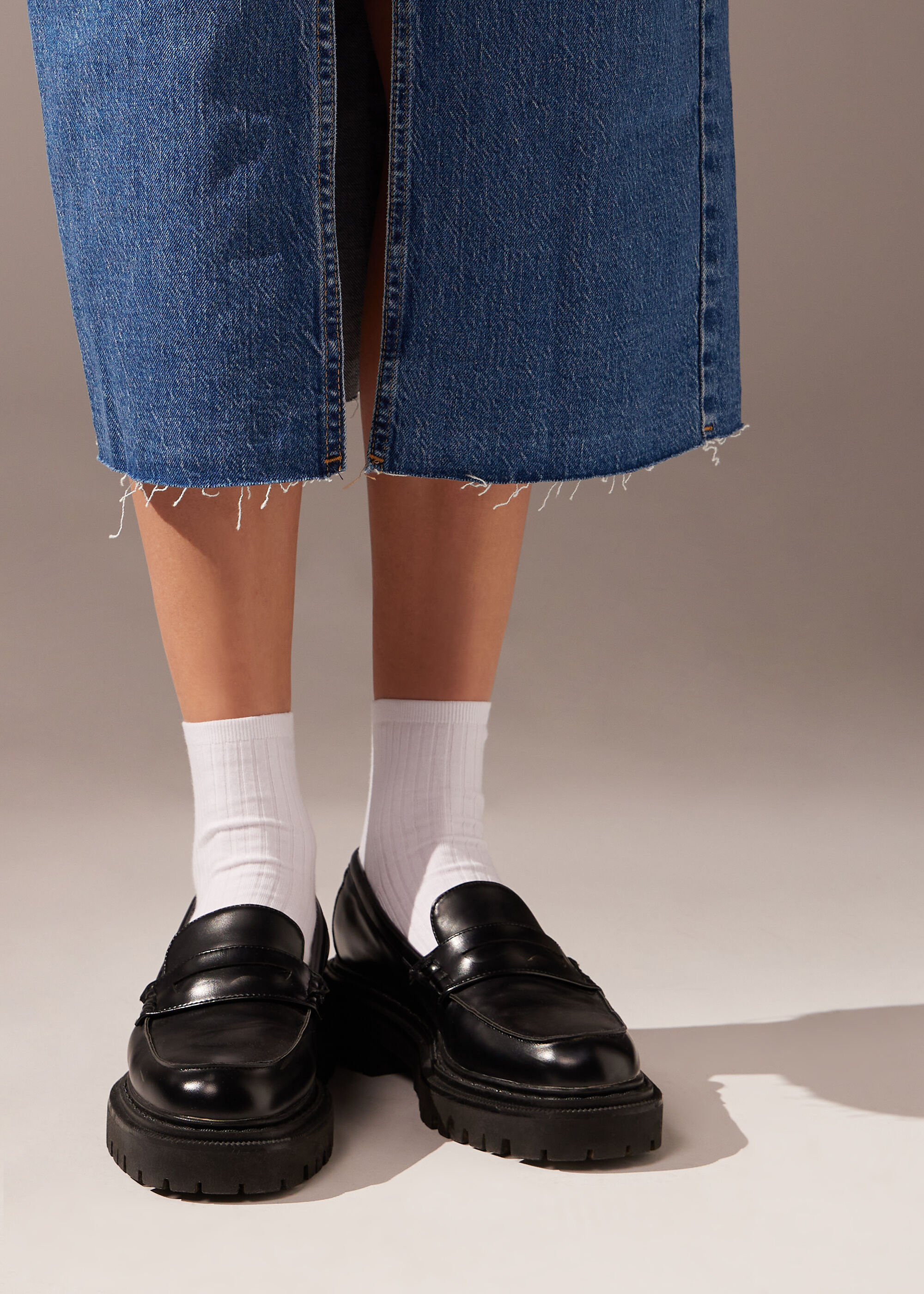 Ribbed Short Socks