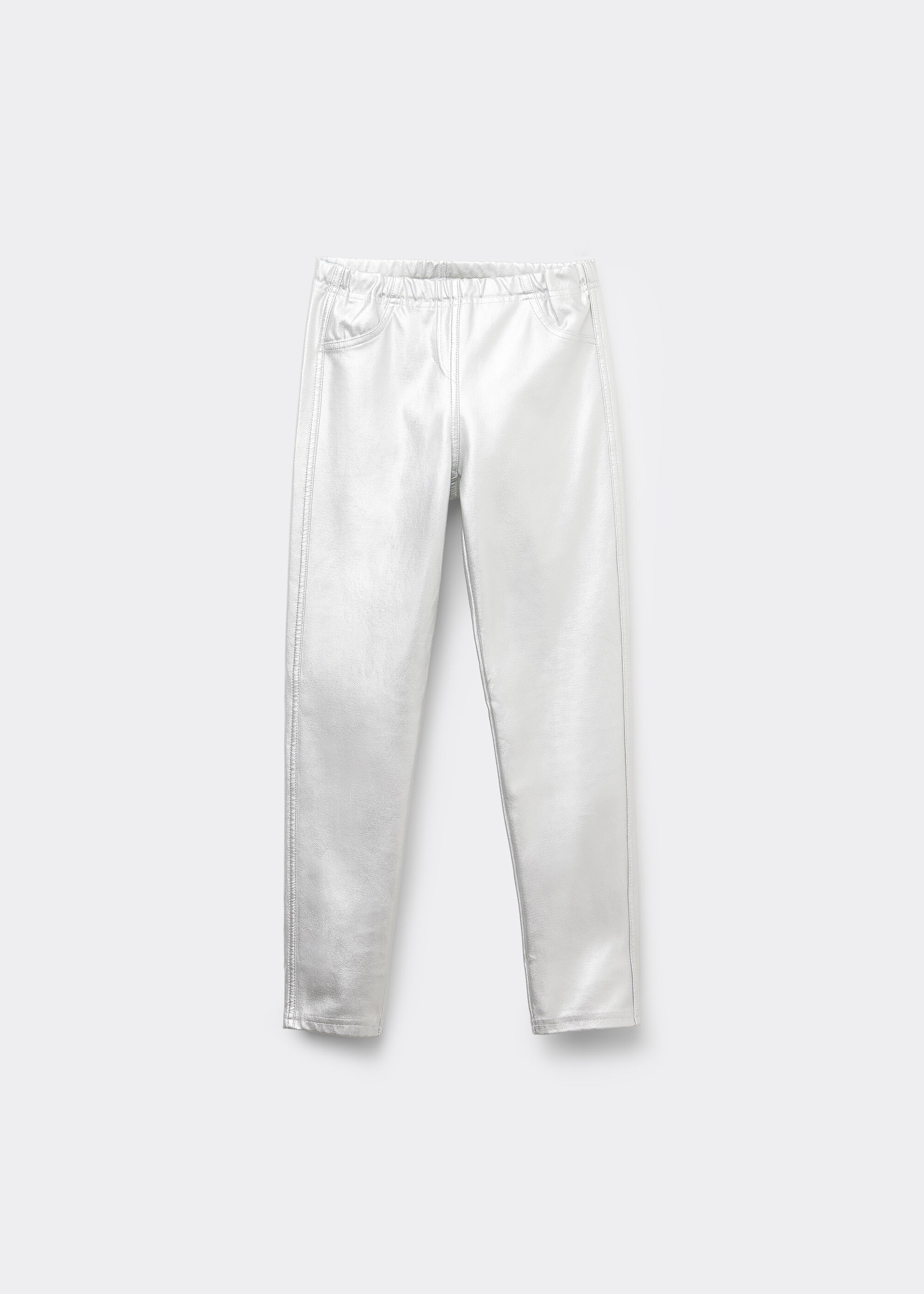 Girls’ Faux-Leather Leggings