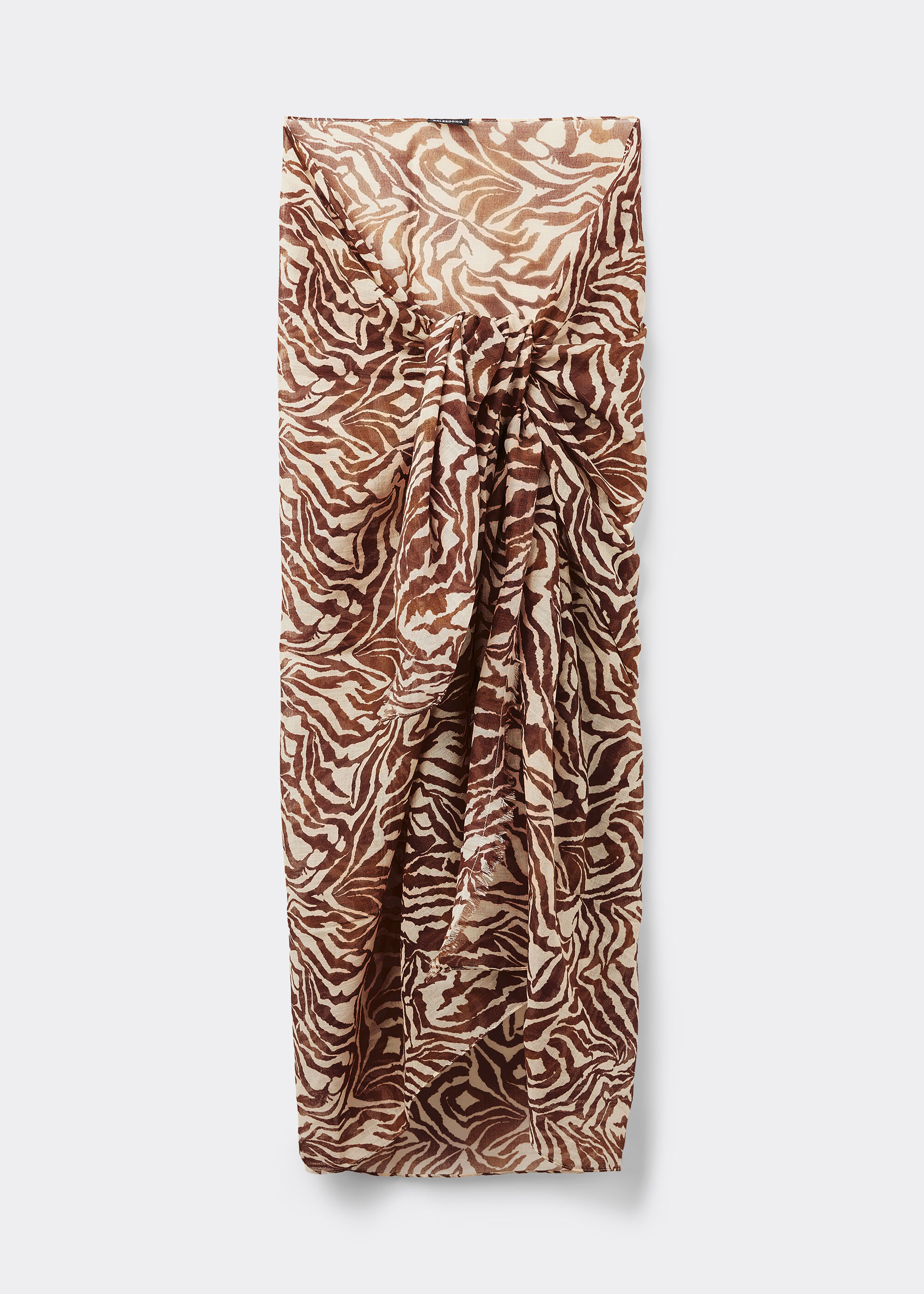 Long Tropical Print Sarong