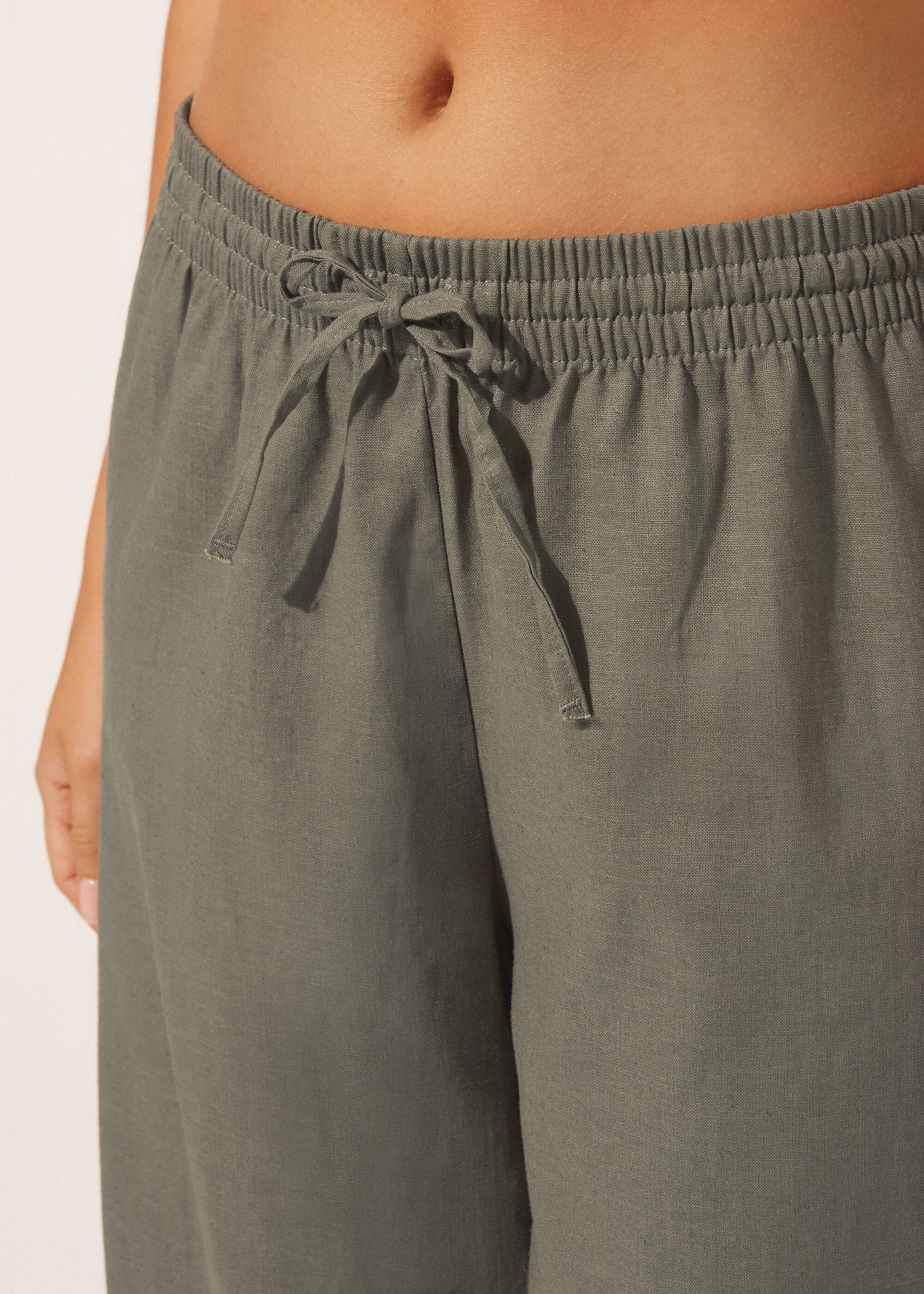 Cotton and Linen Pants