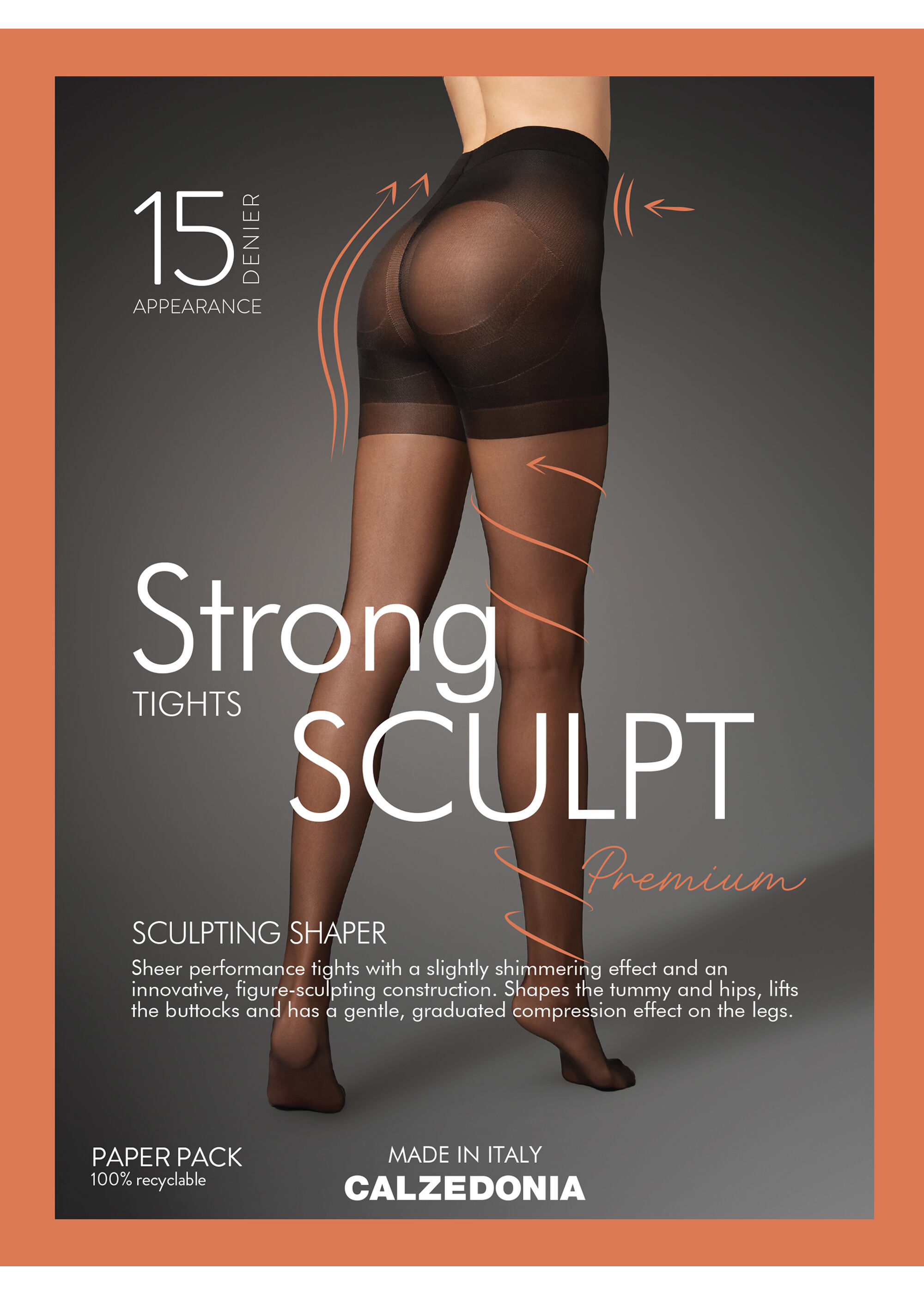 Колготки Прозорі 15 Ден Strong Sculpt