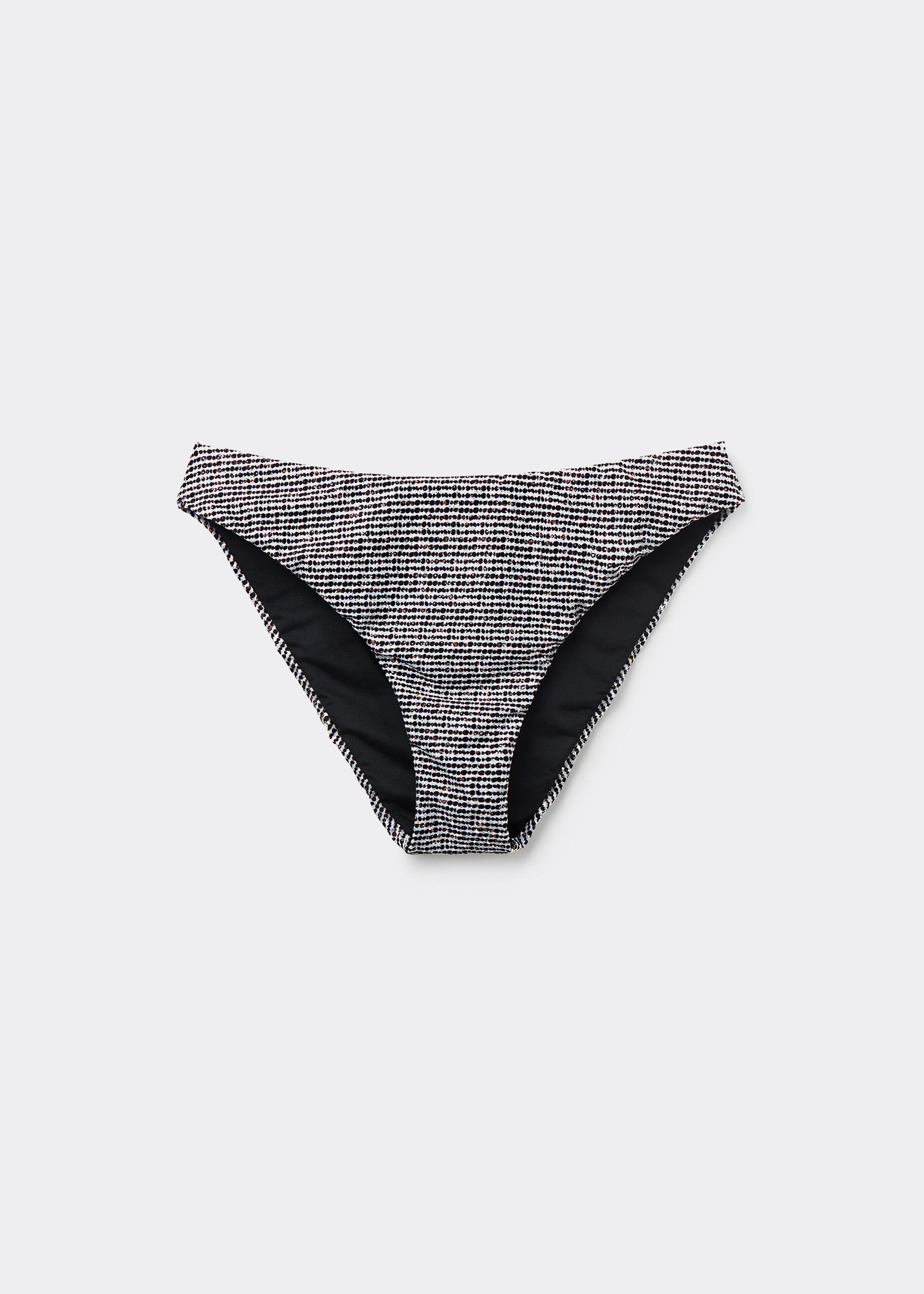 Bikinihose Black Dots