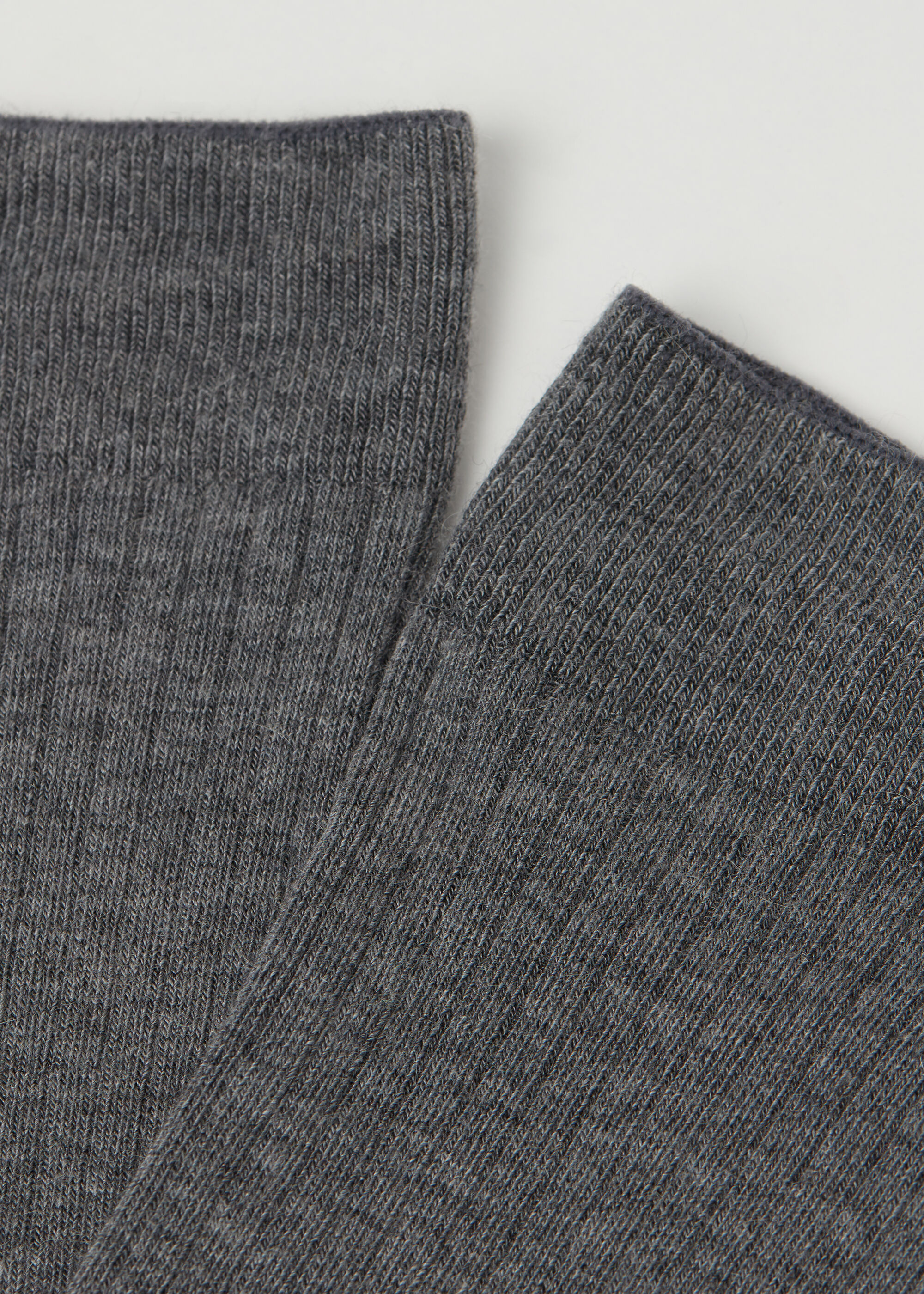 Calze Lunghe a Costine con Cashmere