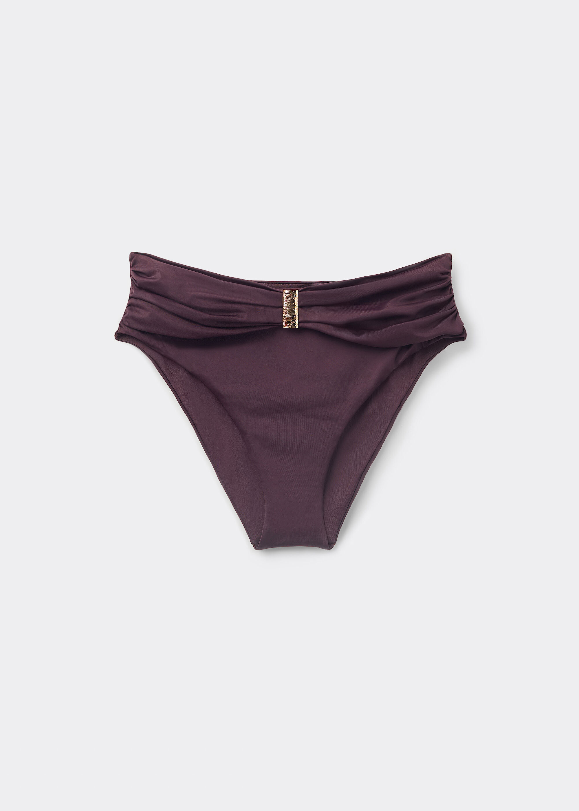 Σλιπ Μαγιό High waist σε Ντραπέ Γραμμή Scultura