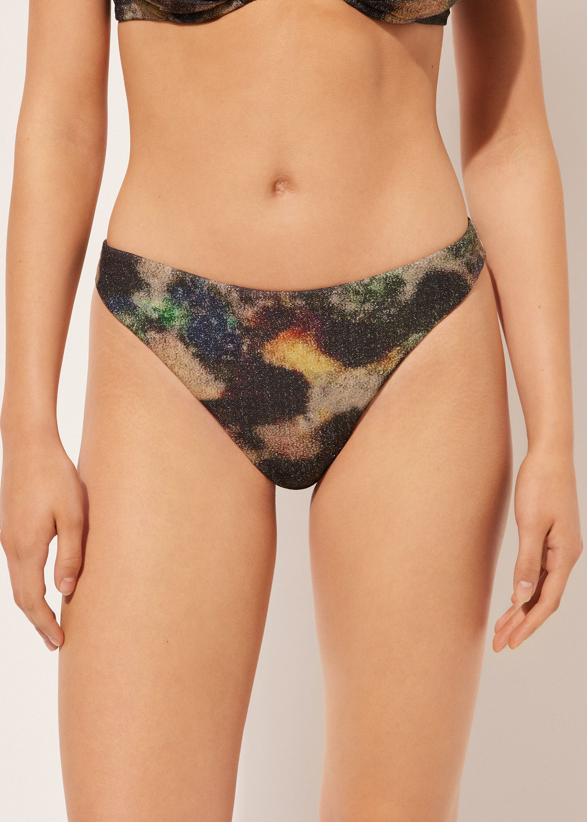 Bikinislip Sparkling Camouflage