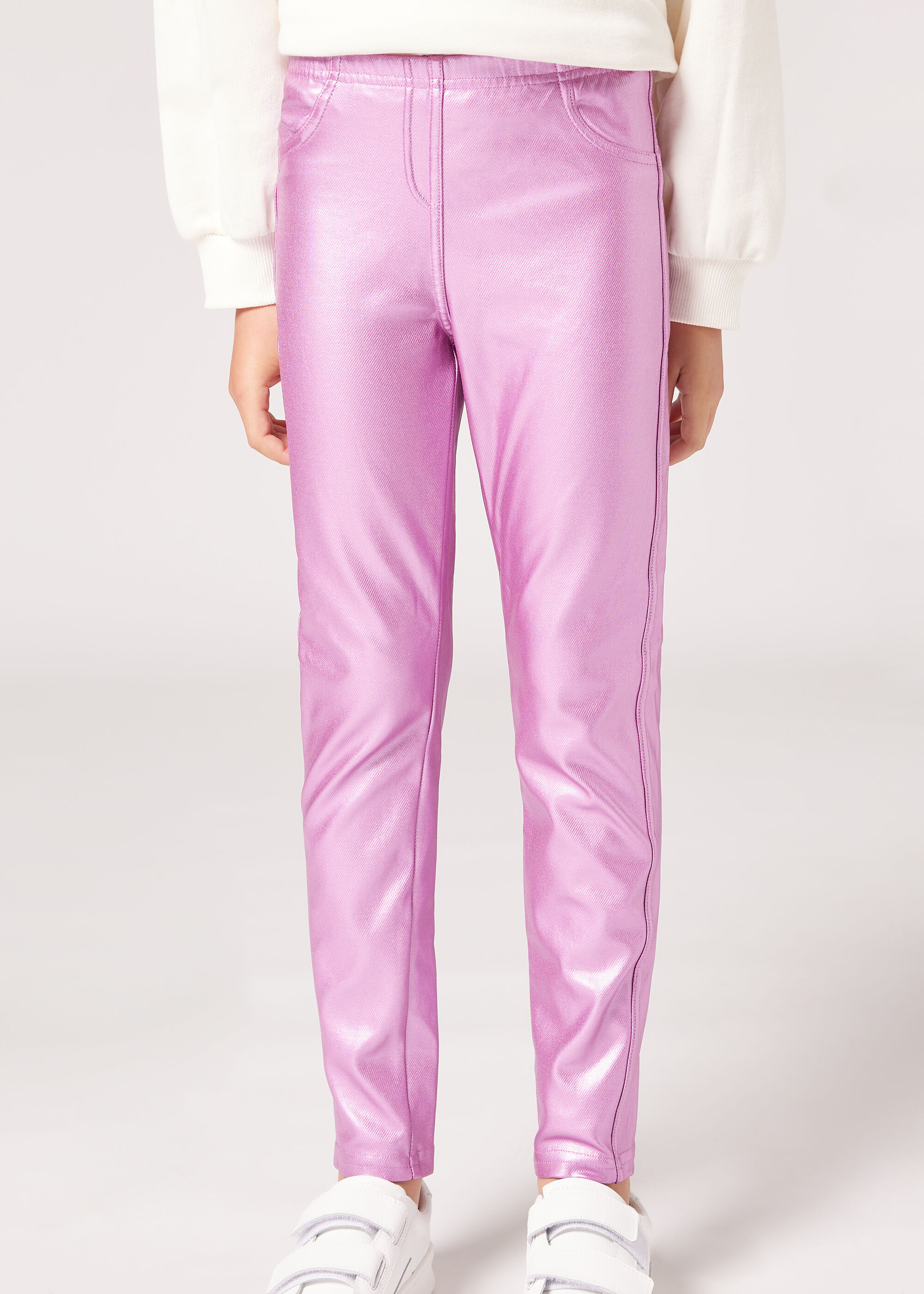 Leggings mit Ledereffekt für Mädchen