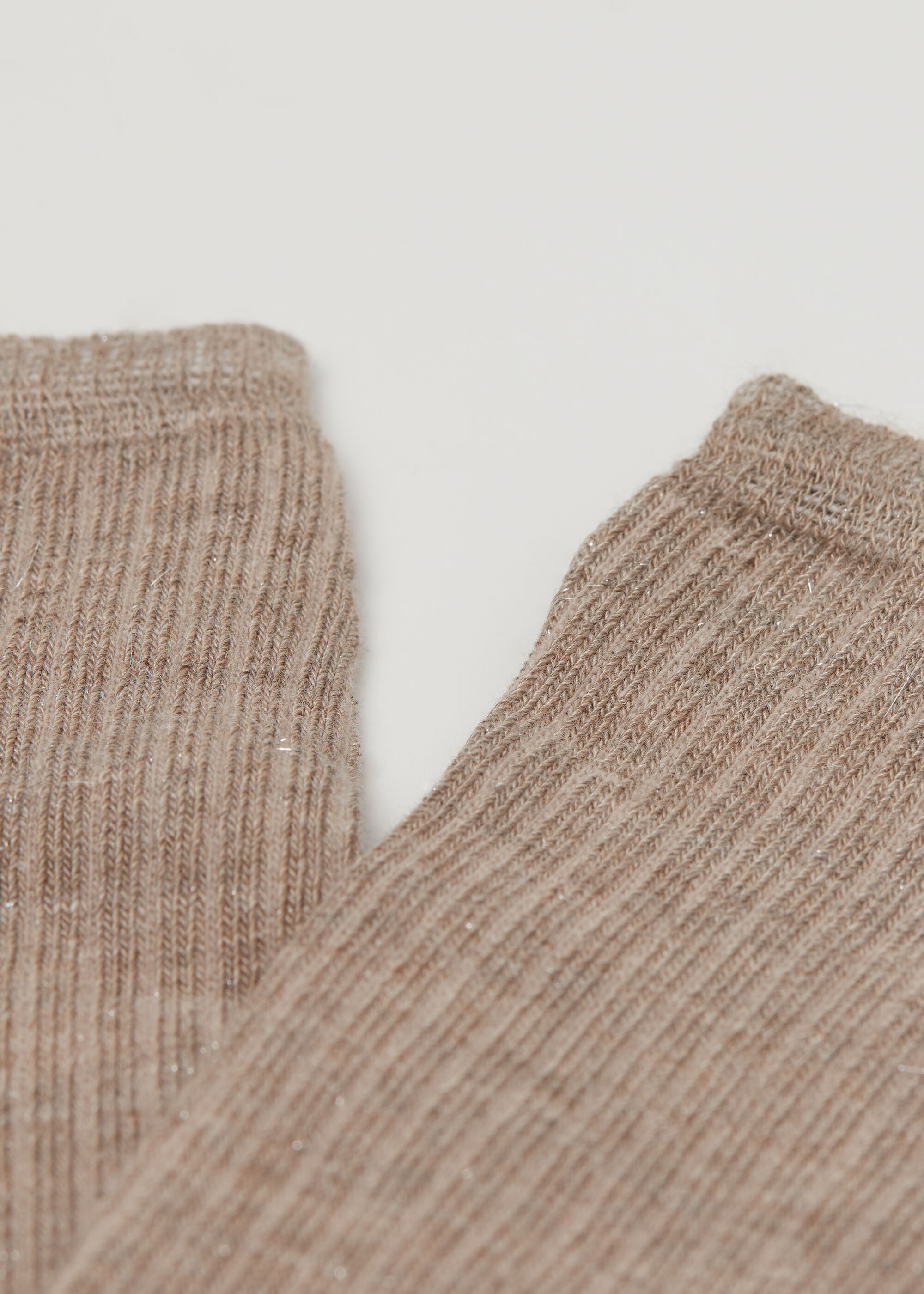 Calcetines de Cashmere con Glitter para Niña