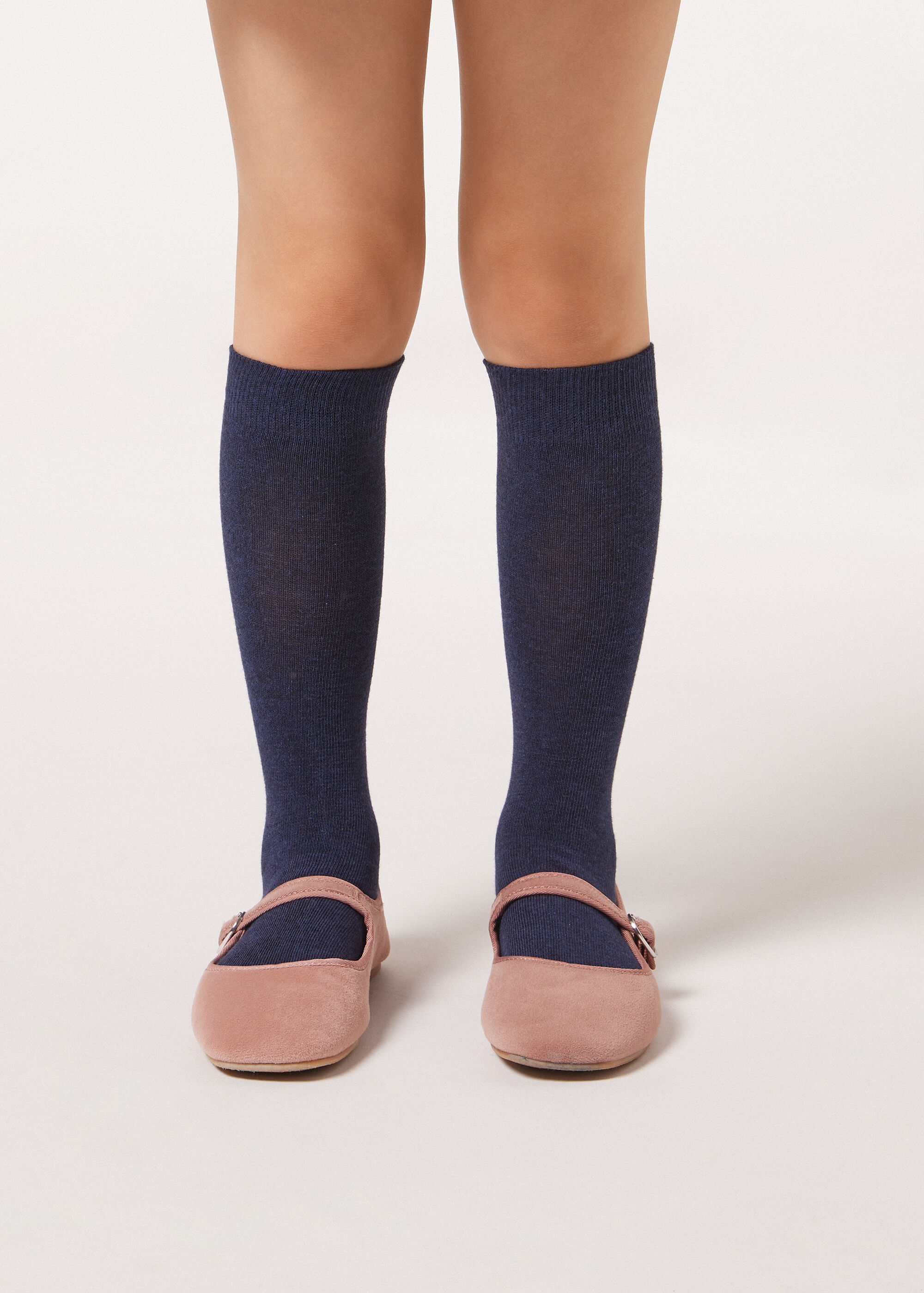 Calze Lunghe da Bambino in Cotone