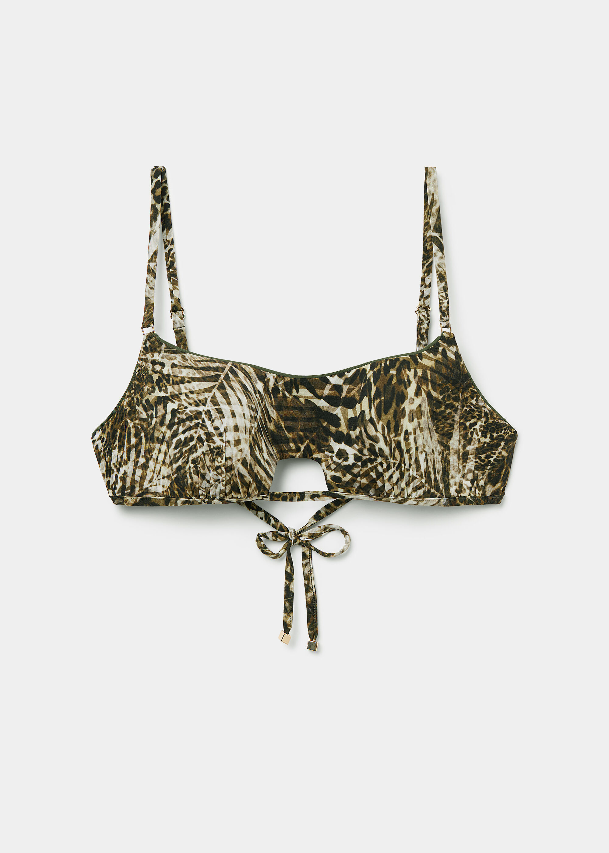 Brassiere Bikini Top Tropical Animalier