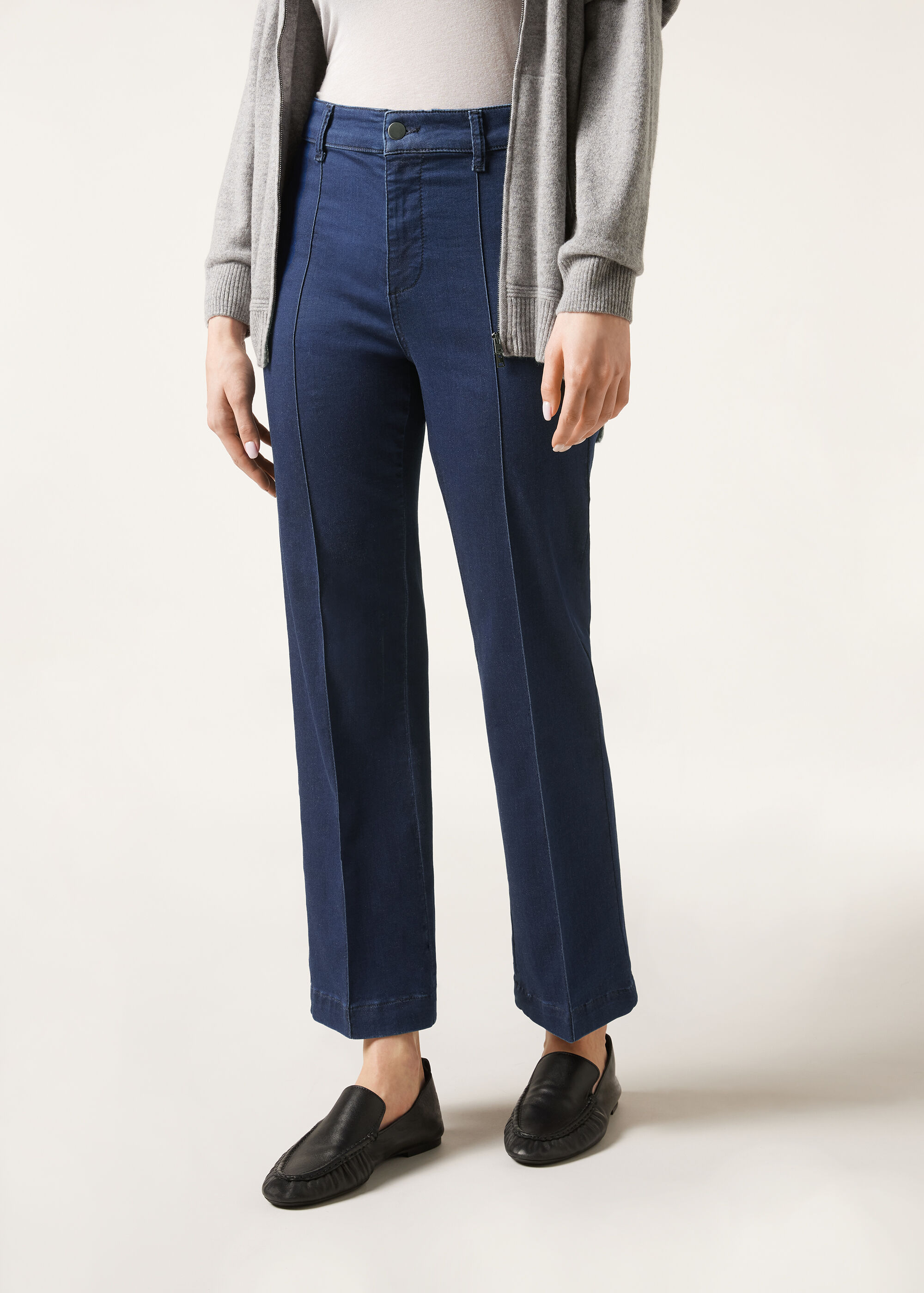 Jeans a Zampa Cropped morbidi