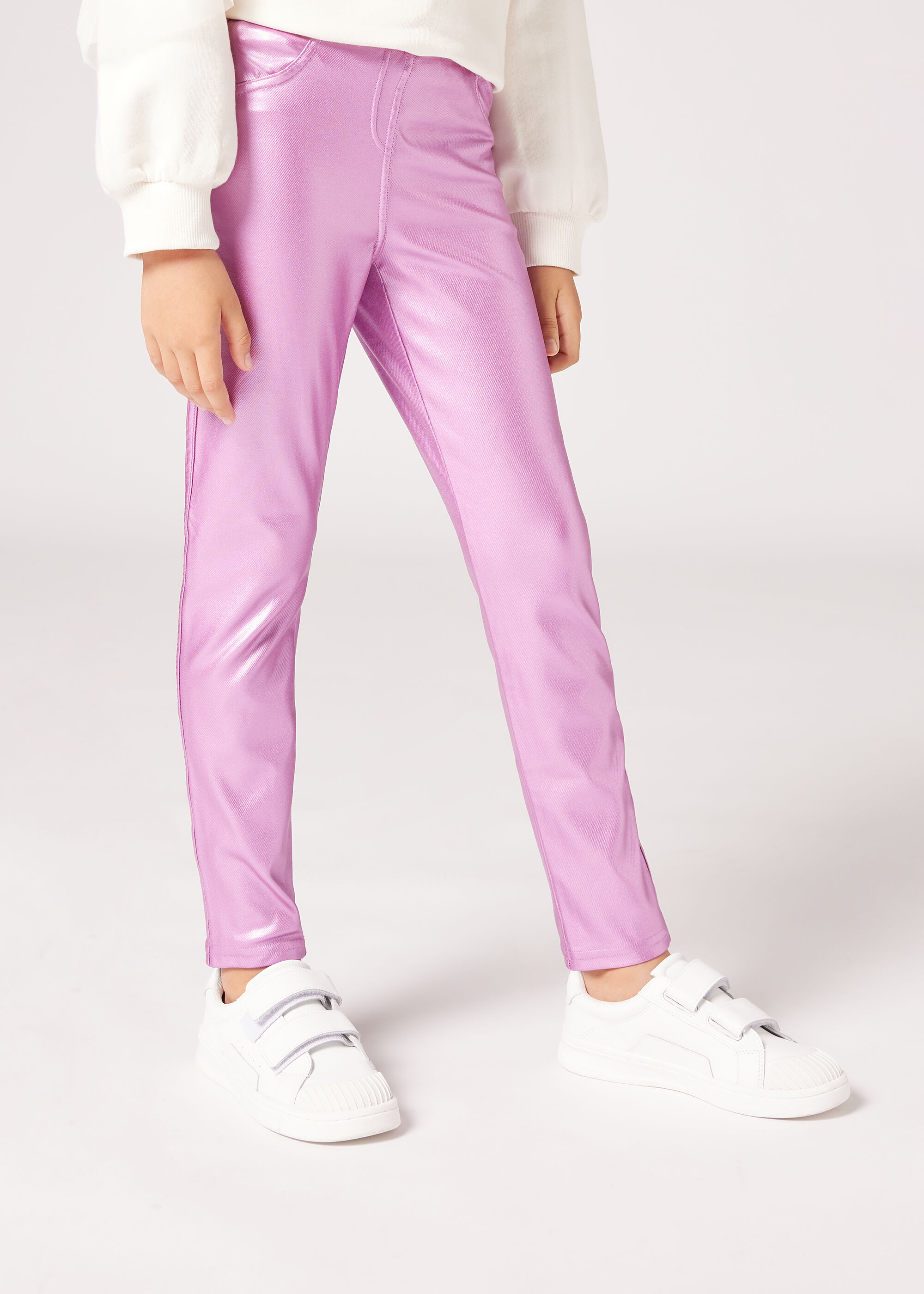 Leggings mit Ledereffekt für Mädchen