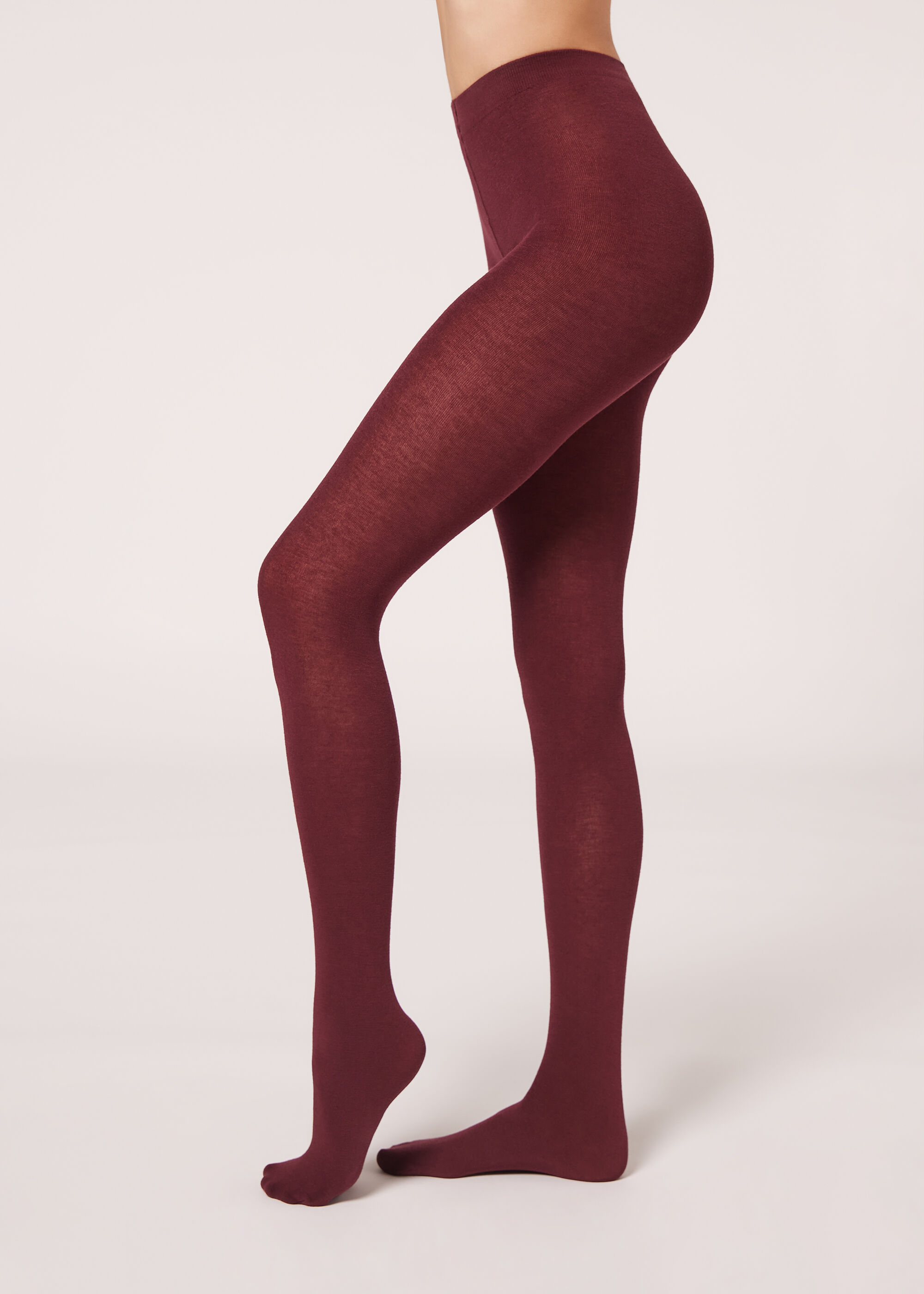 Collant Morbido In Misto Modal E Cashmere