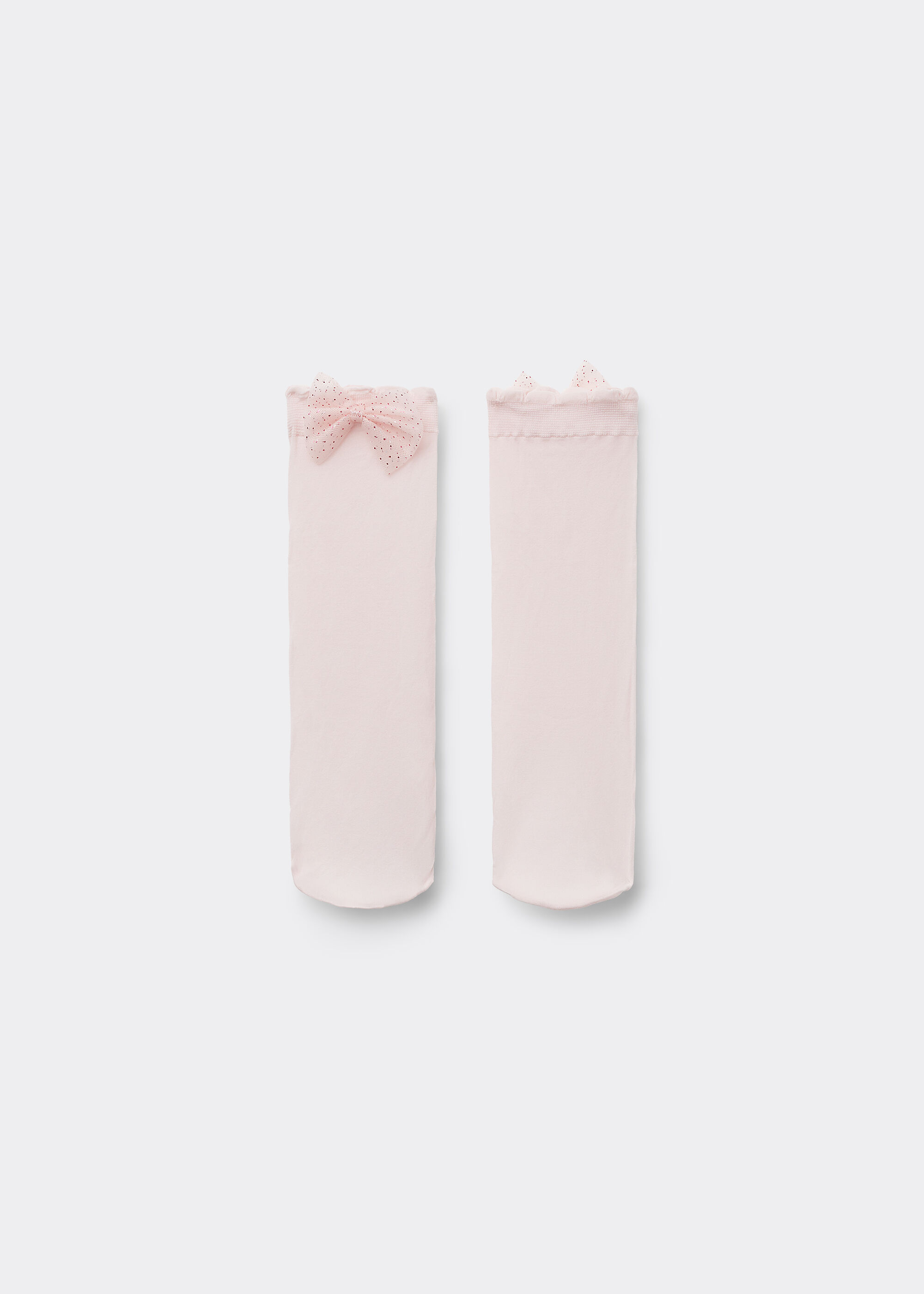 Chaussettes à nœud pour fille