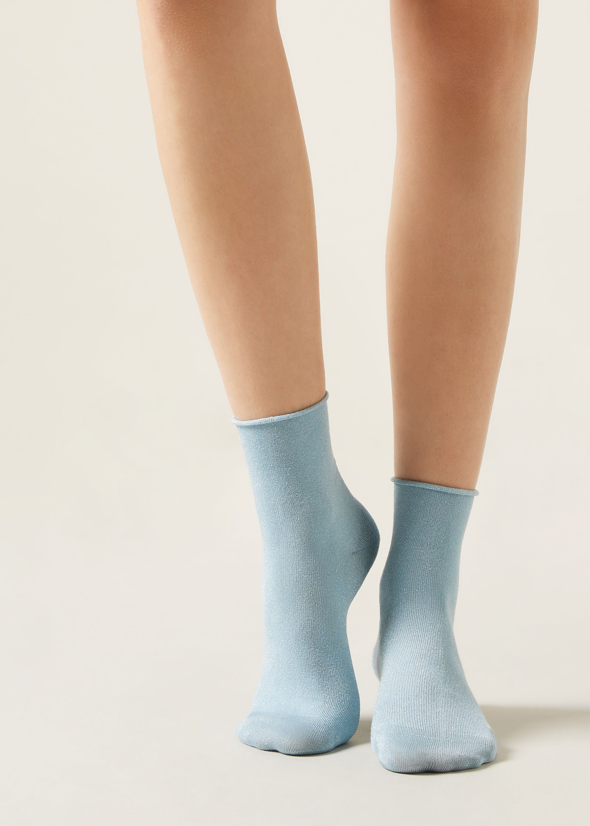 Socken mit Glitzer