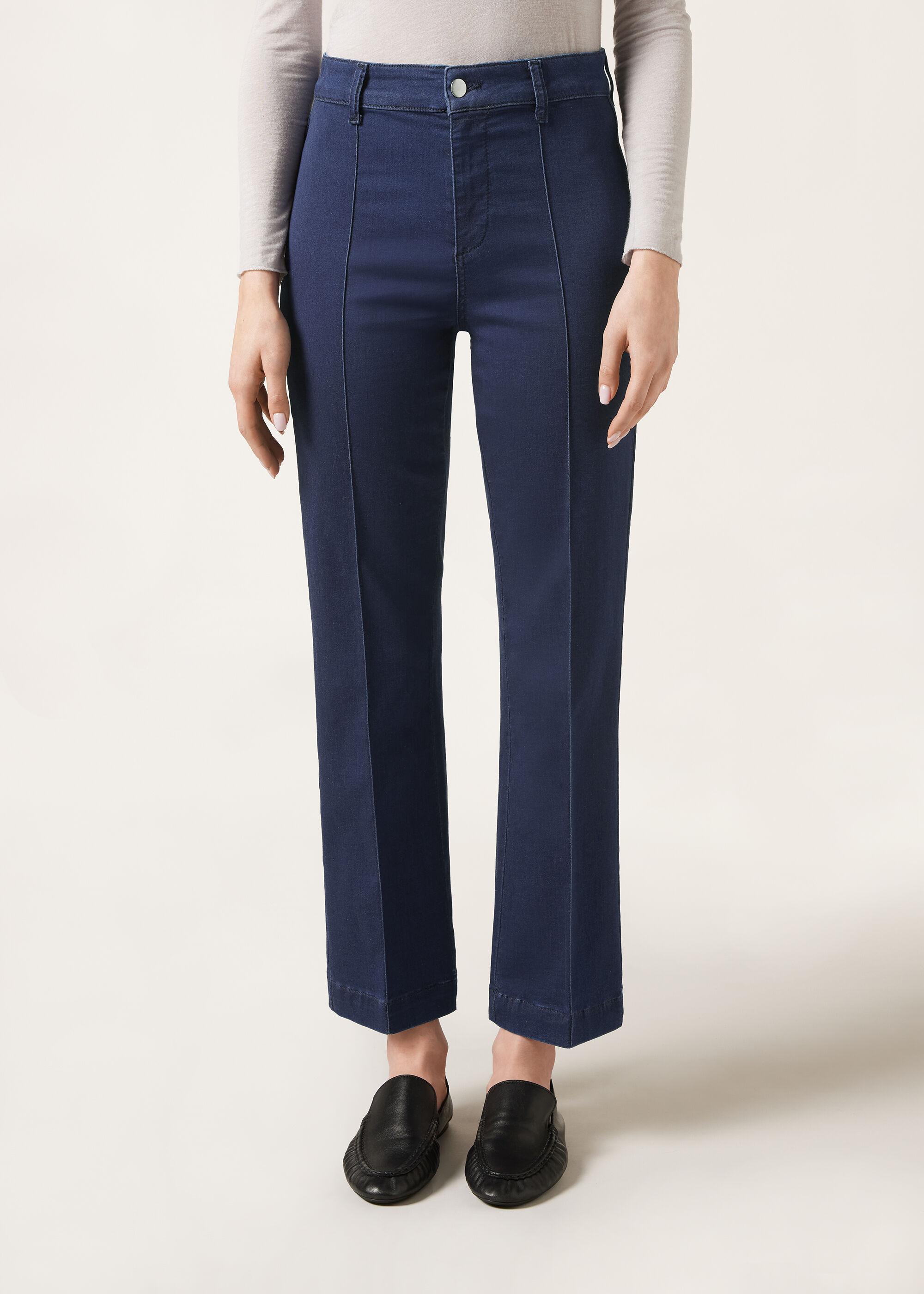 Jeans a Zampa Cropped morbidi