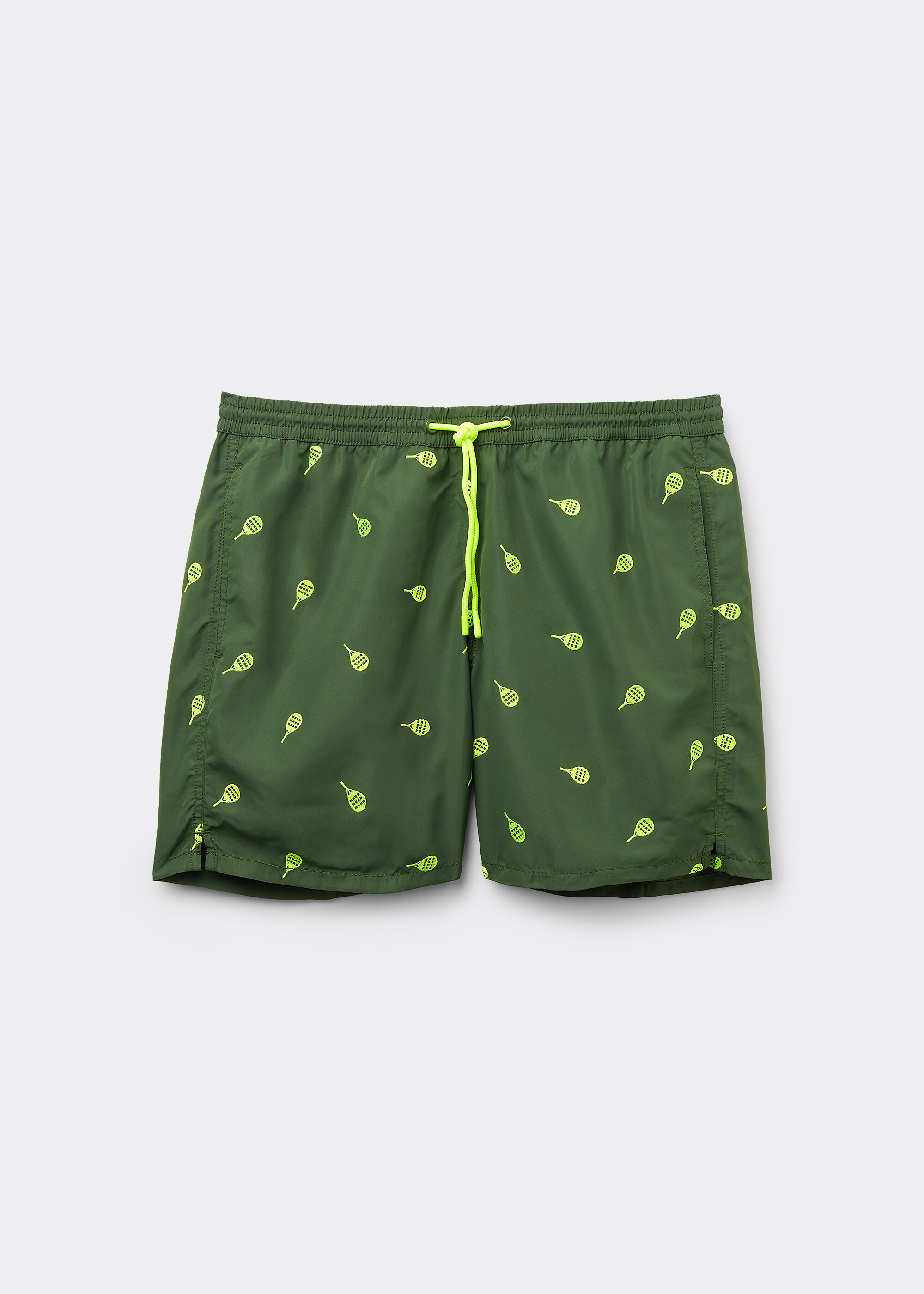 Men’s Patterned Boxer Swim Shorts Formentera