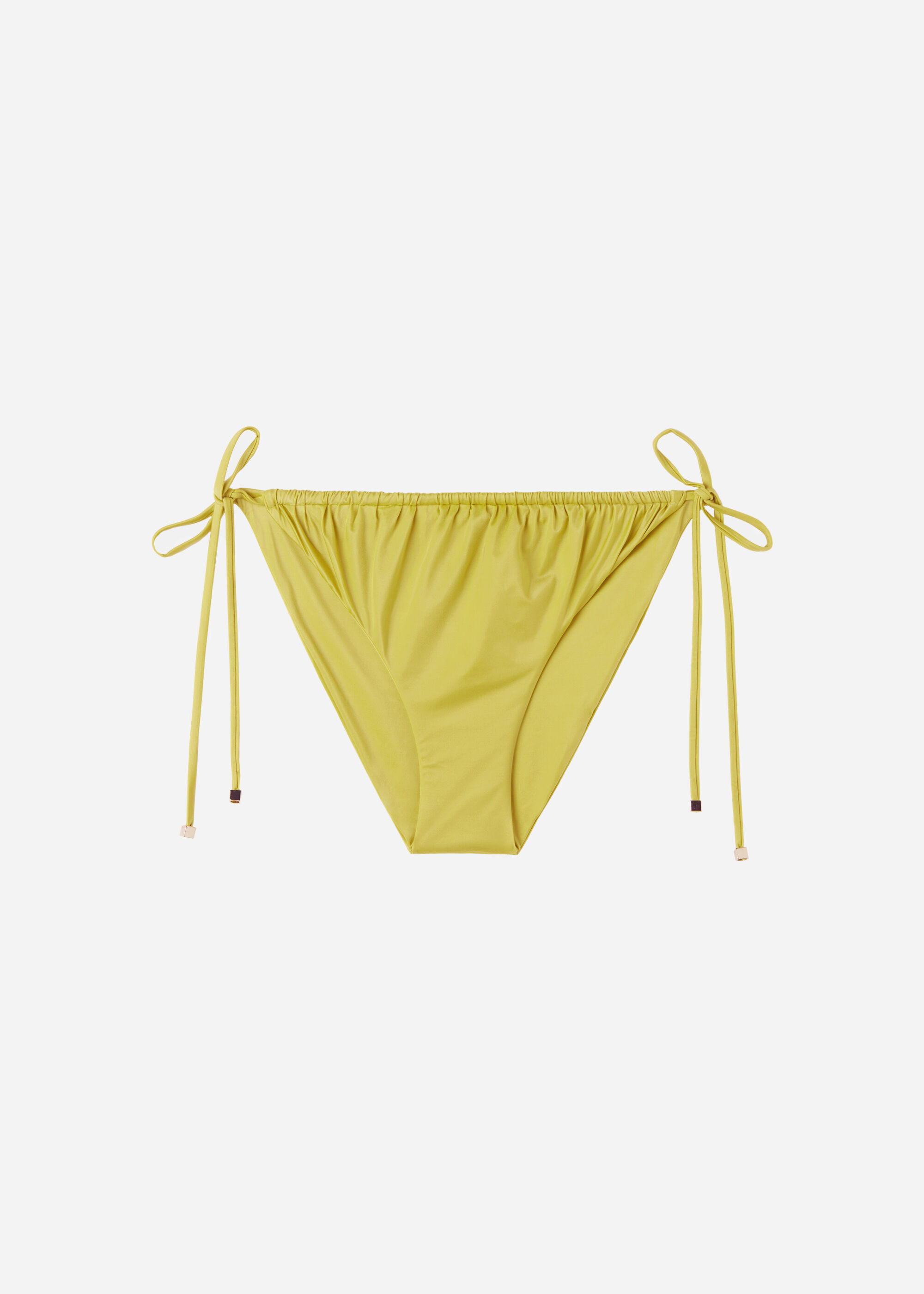 String Swimsuit Bottom Shiny Satin