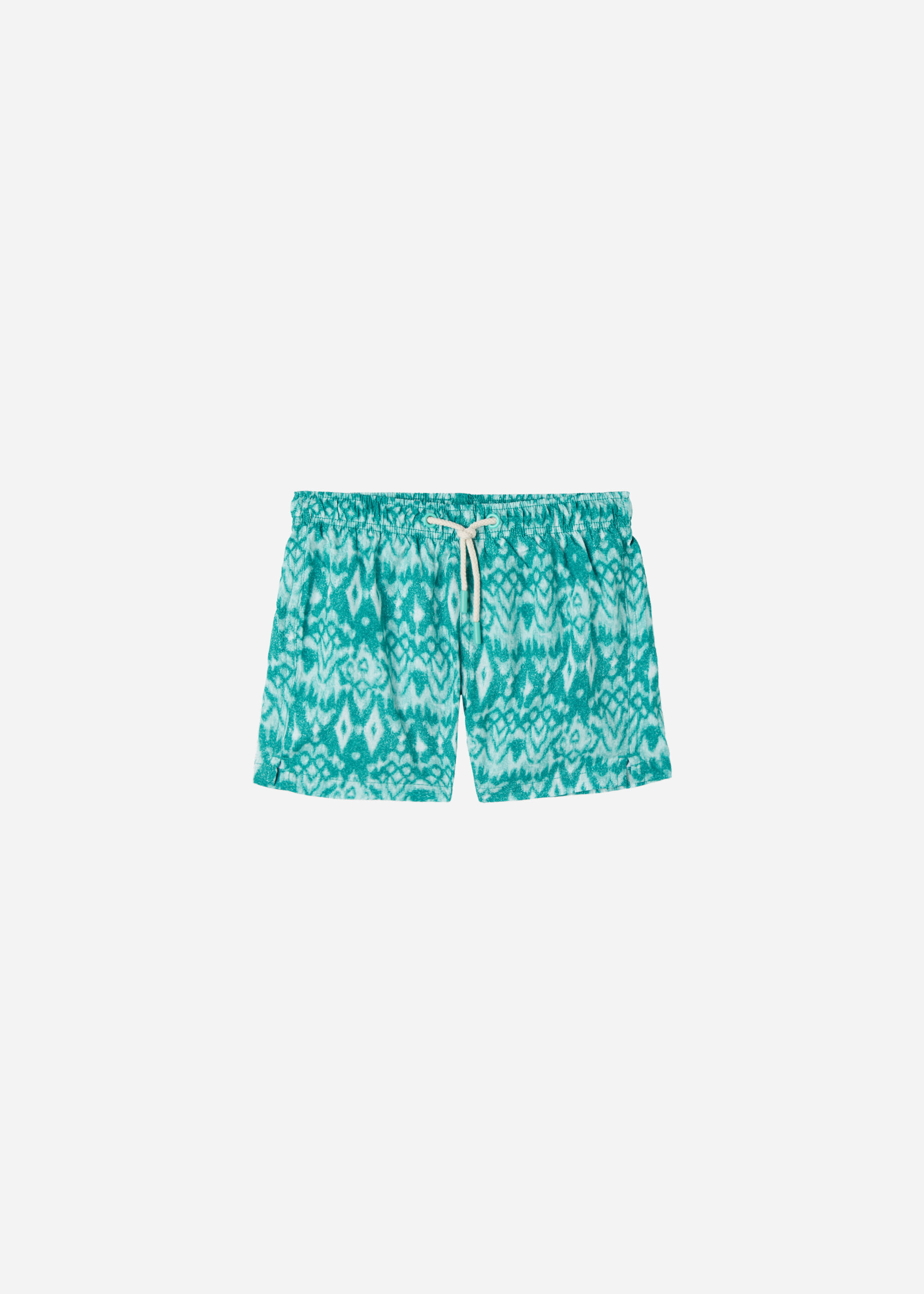Boys’ Patterned Boxer Swim Shorts Formentera