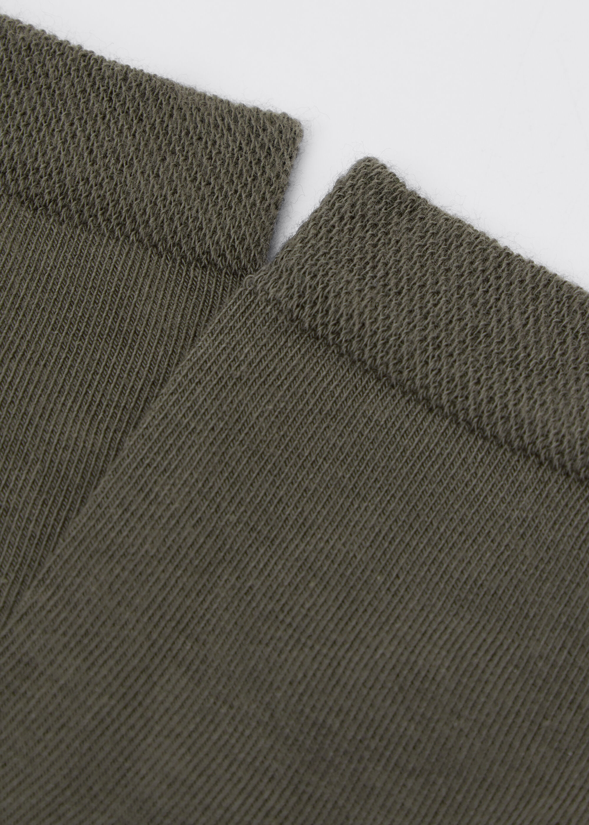 Chaussettes Courtes avec Bordure Travaillée