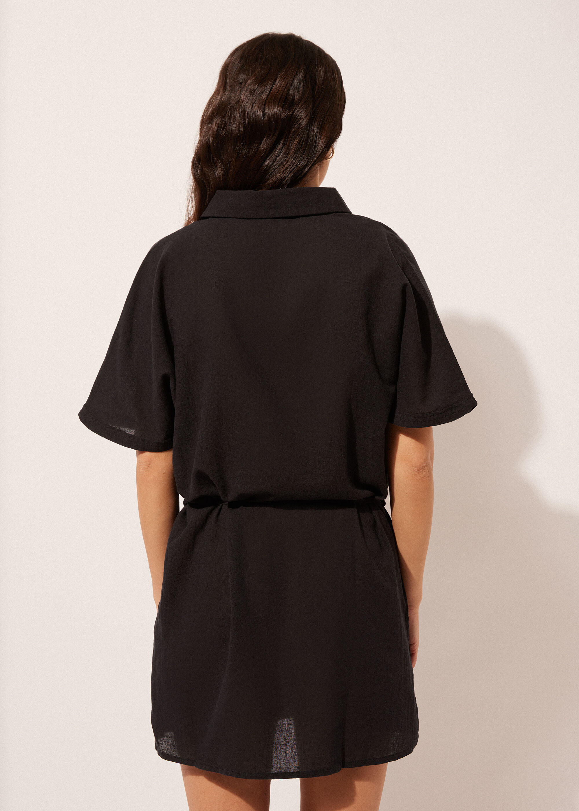 Short Drawstring Caftan
