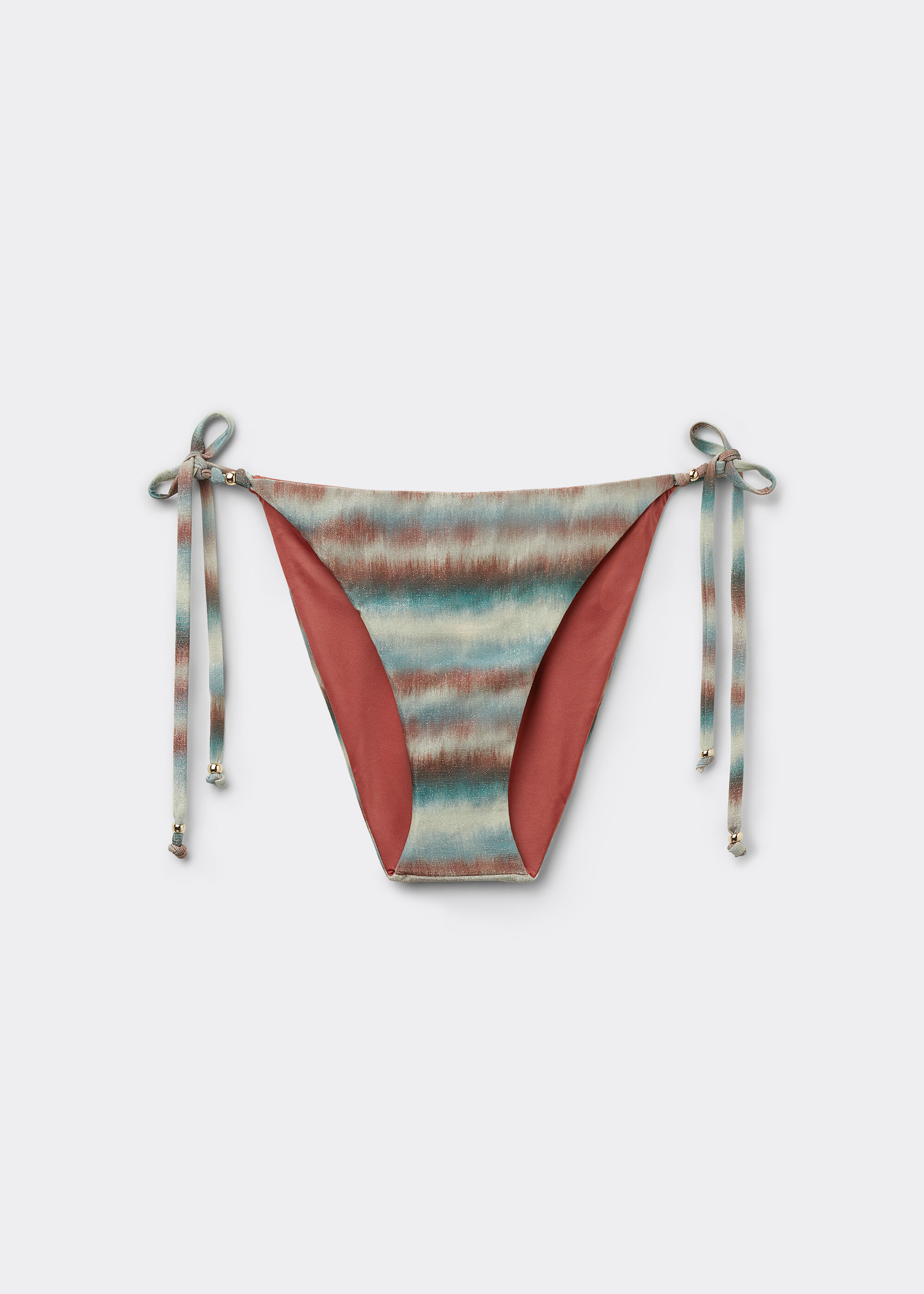 Figi wiązane dół od kostiumu Glittery Tie-Dye