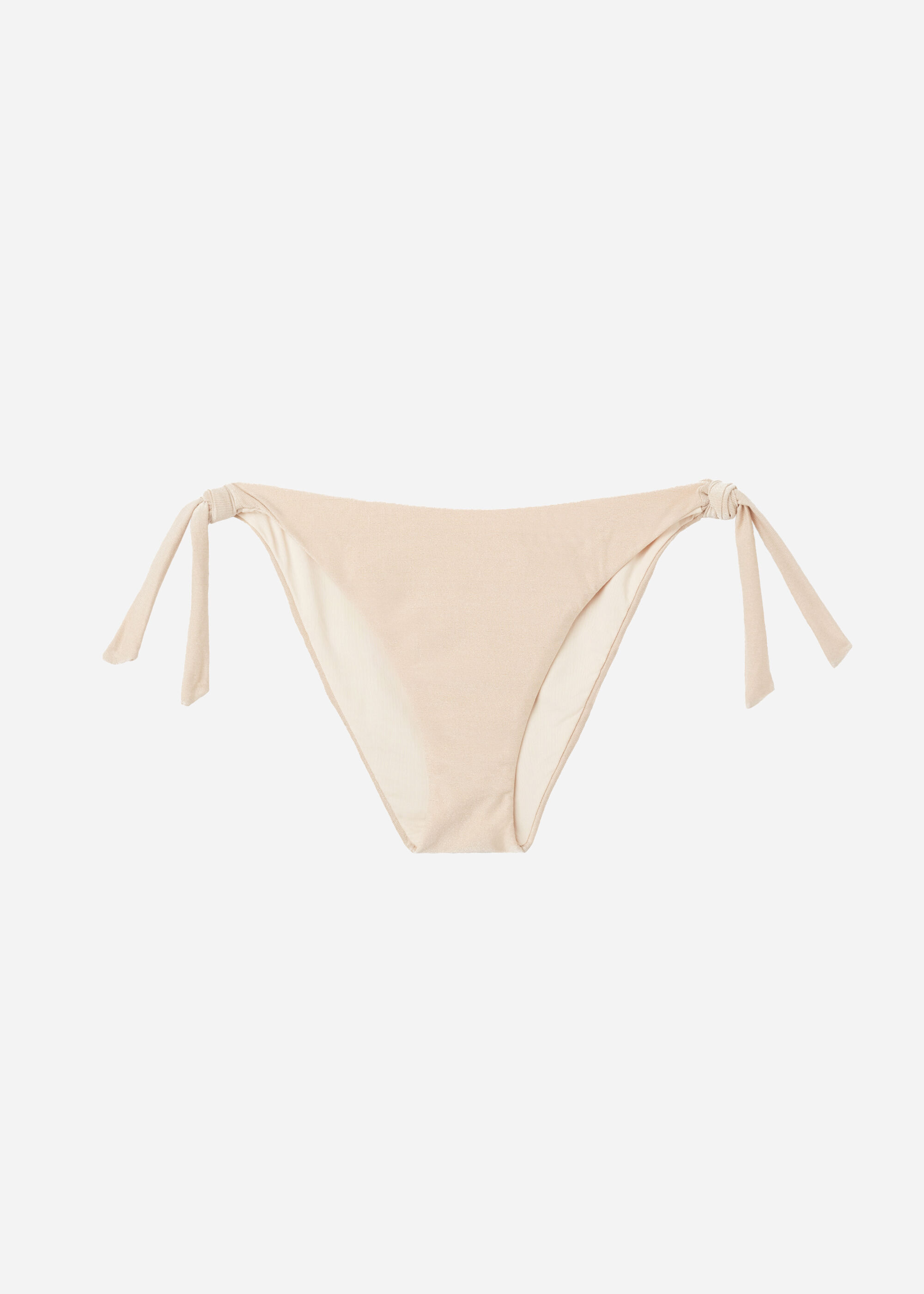 Bikini Braguita Clásica Lazos Golden Gleam