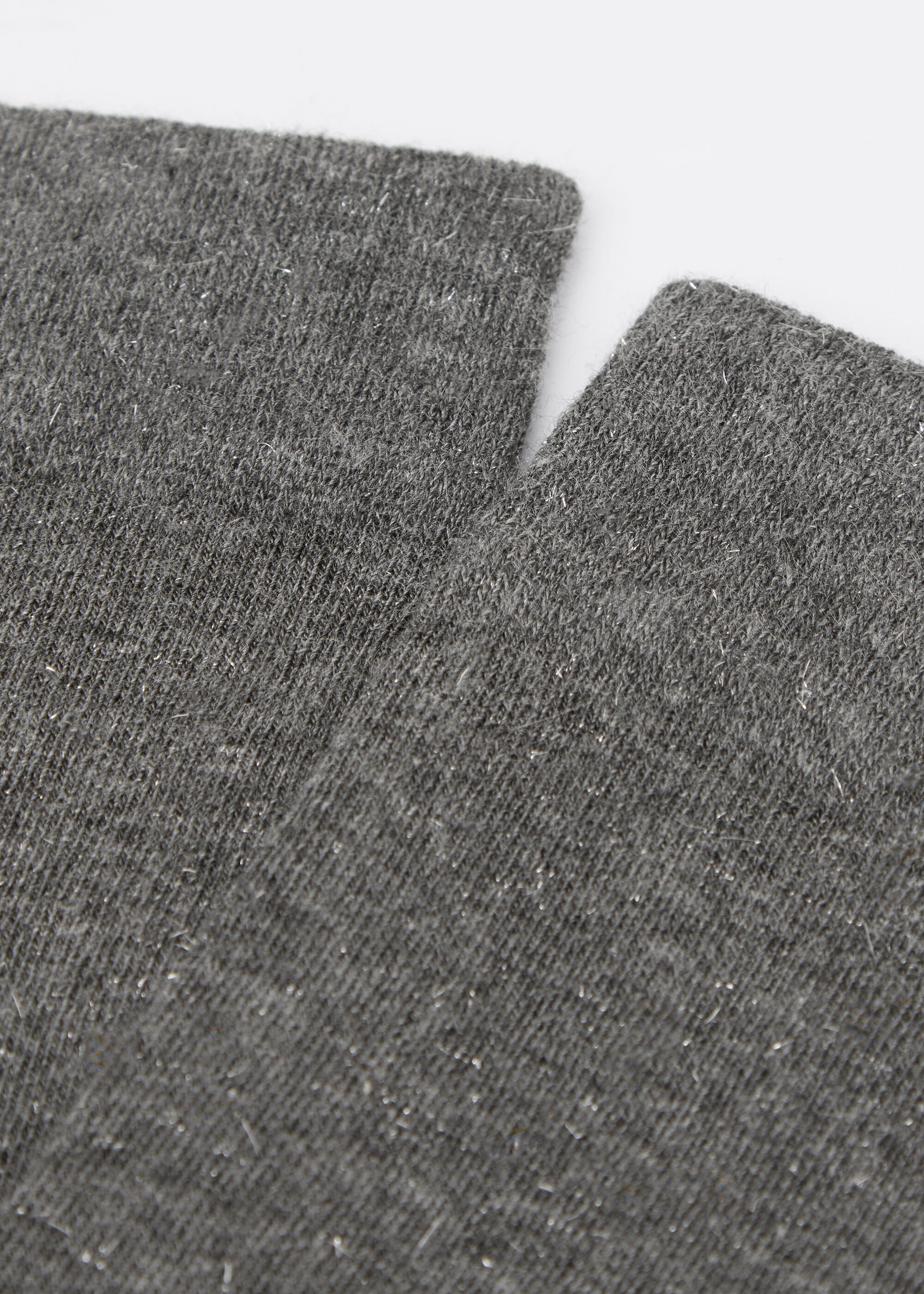 Chaussettes hautes en cachemire et avec paillettes