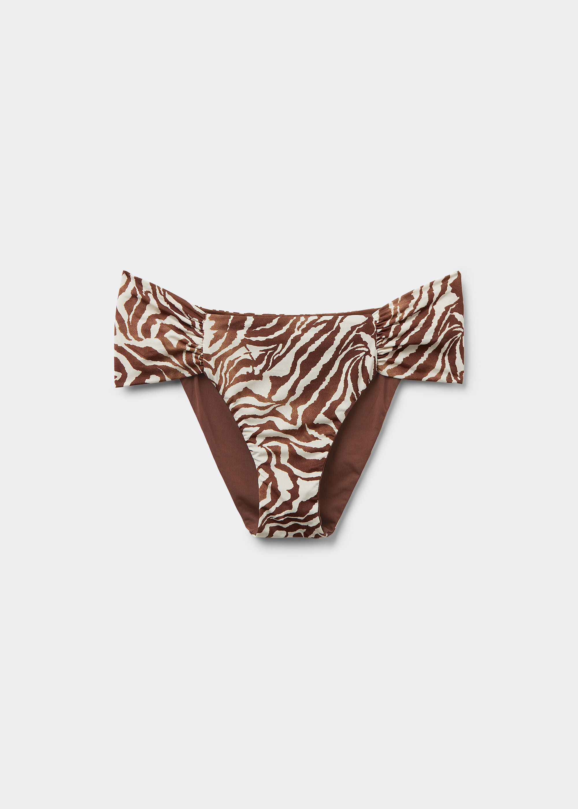 Bikinihose Brown Zebra