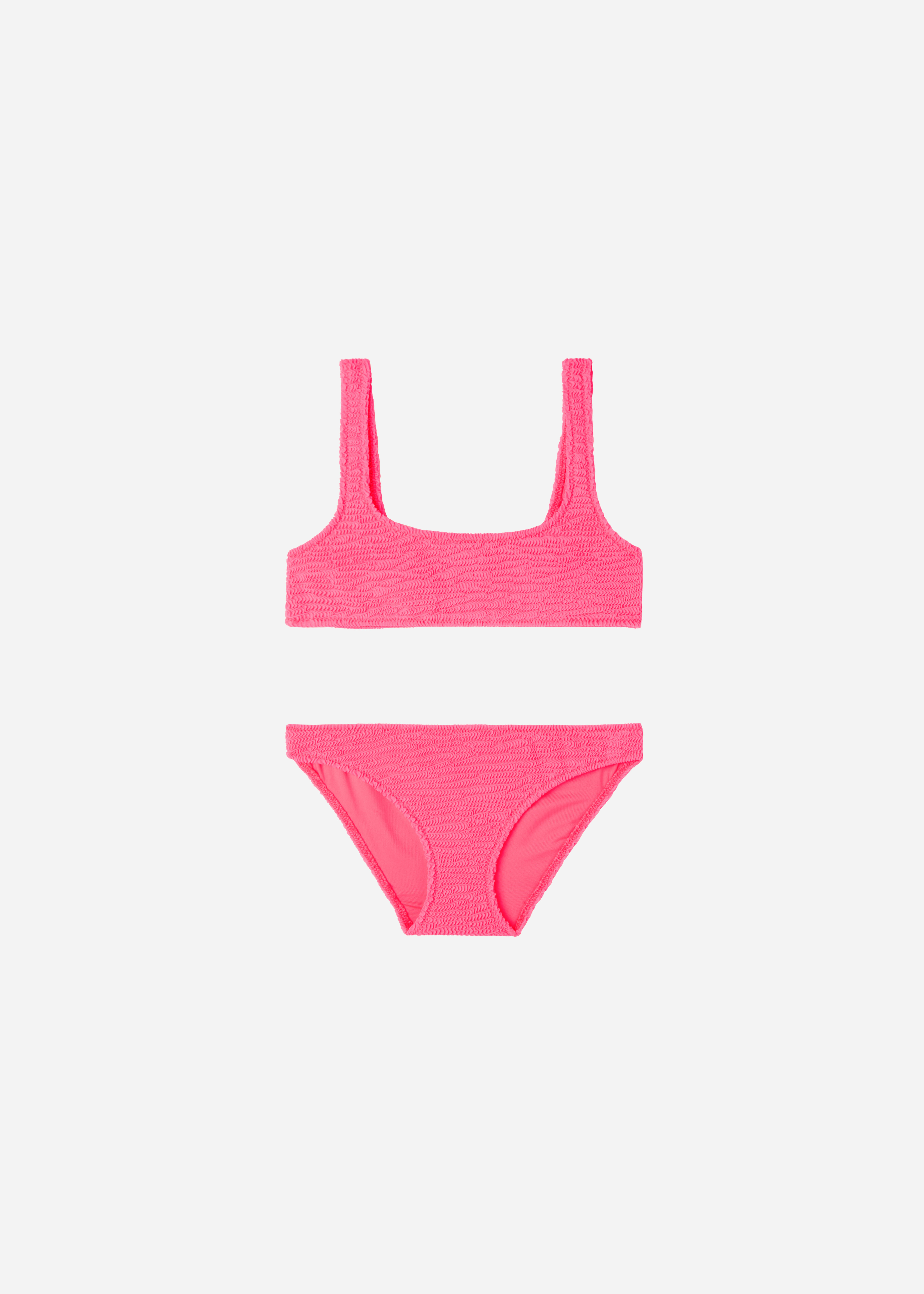 Maillot de Bain Deux Pièces Fille Crinkle Waves