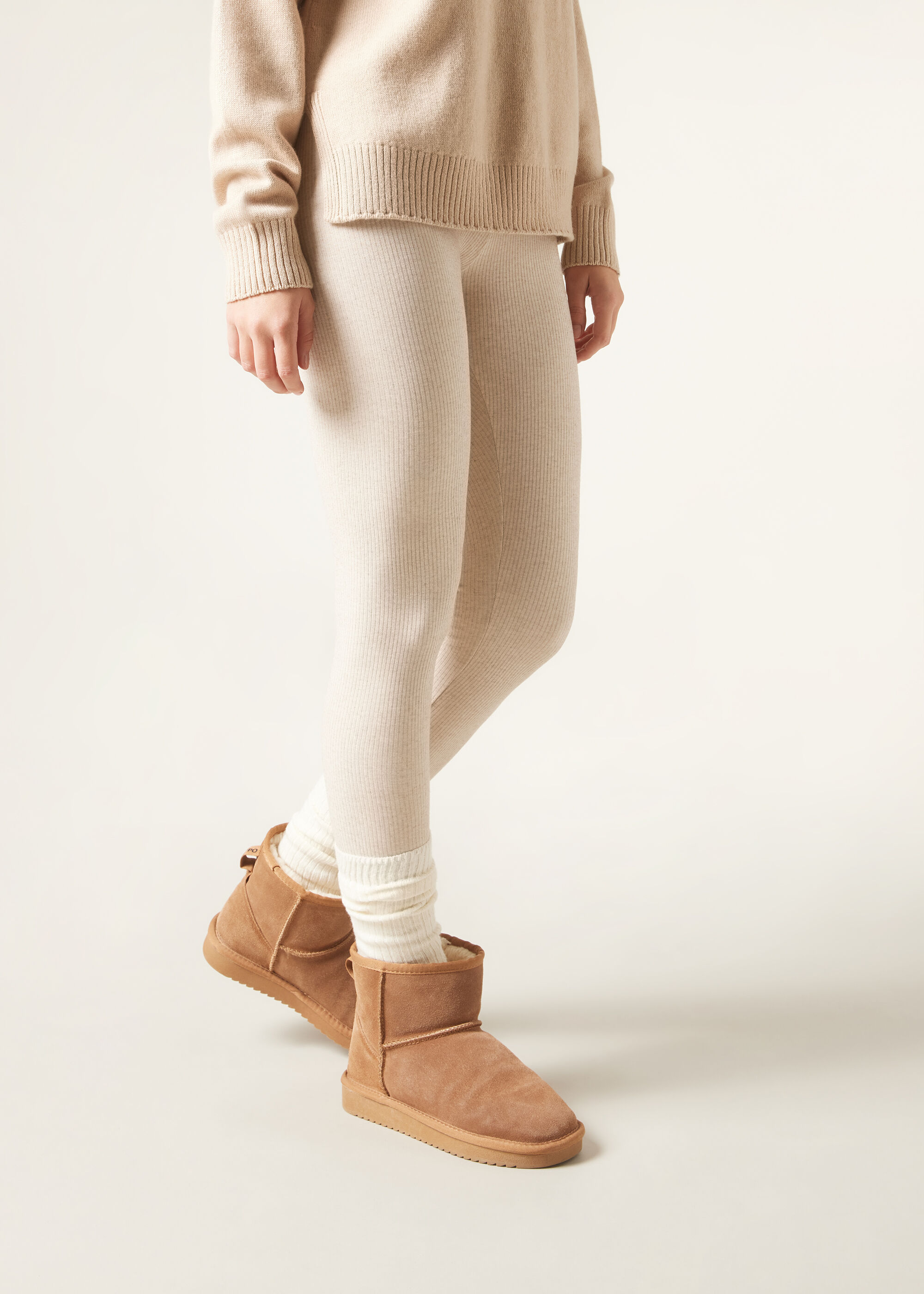 Leggings con Cashmere