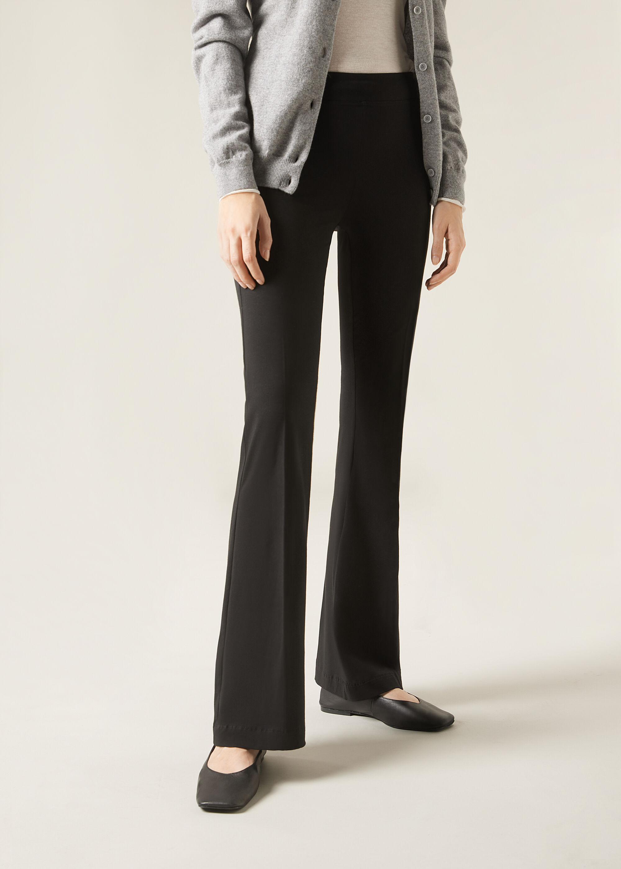 Flare Leggings aus Baumwolle Ultralight
