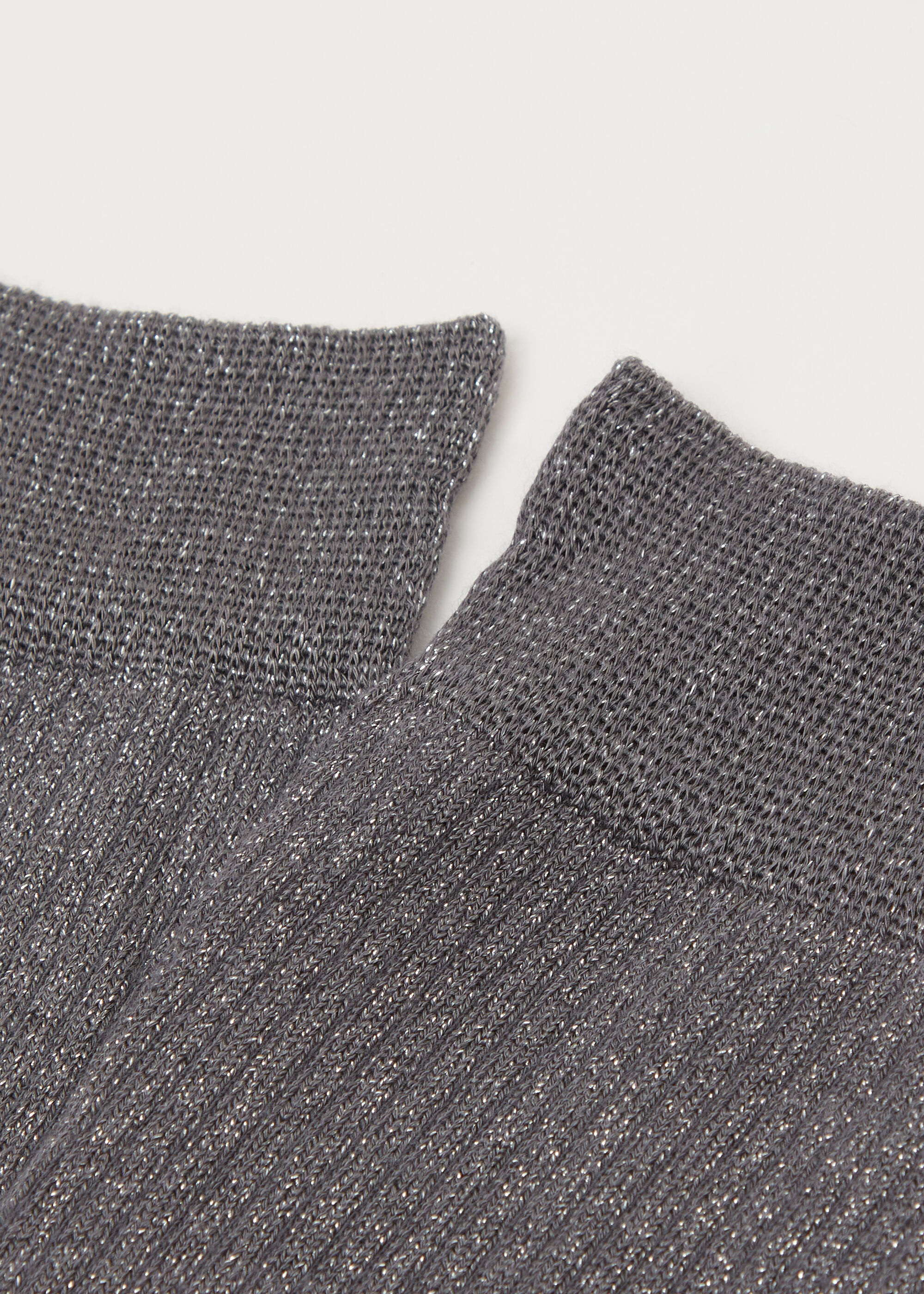 Long Ribbed Cotton Socks