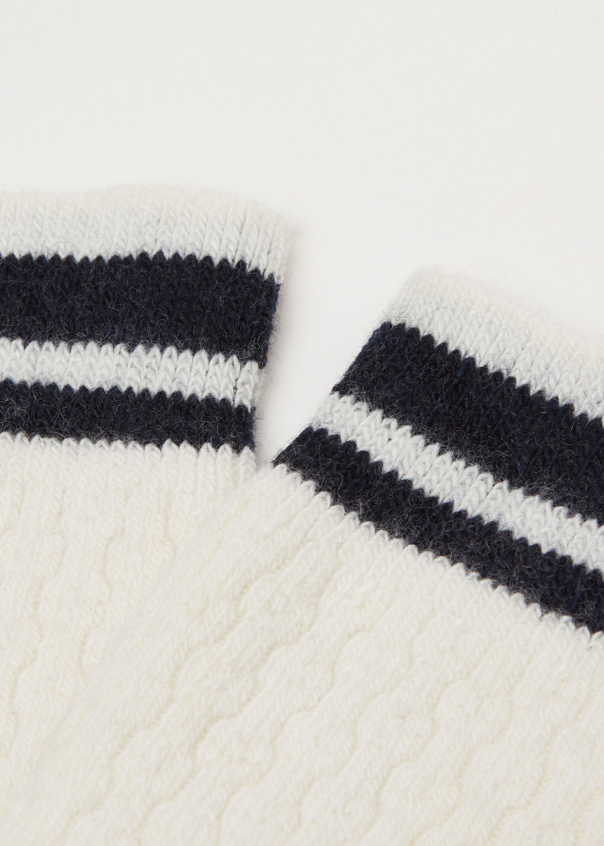 Woven Socks with Cashmere