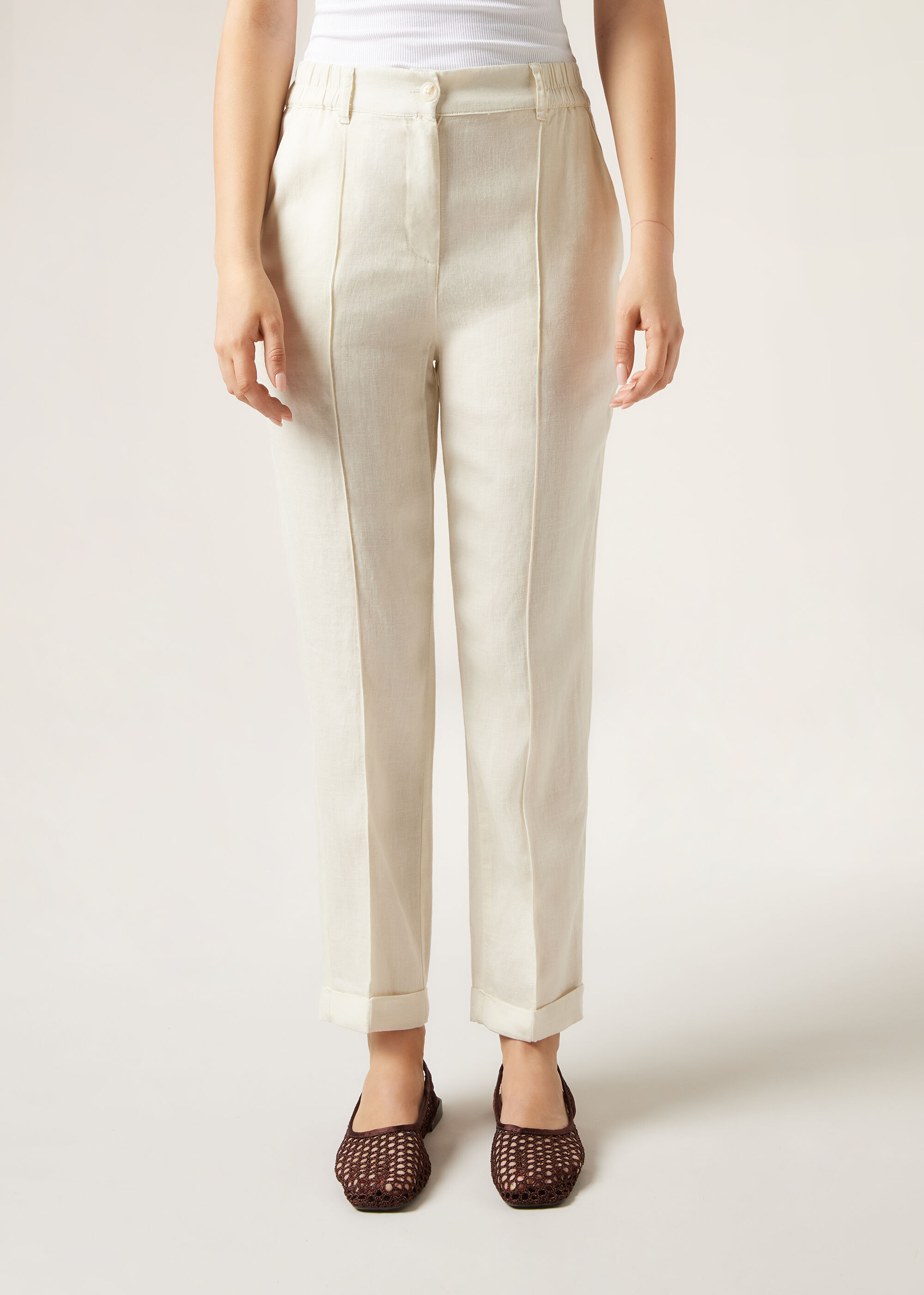 Linen and Eco Lyocell Trousers