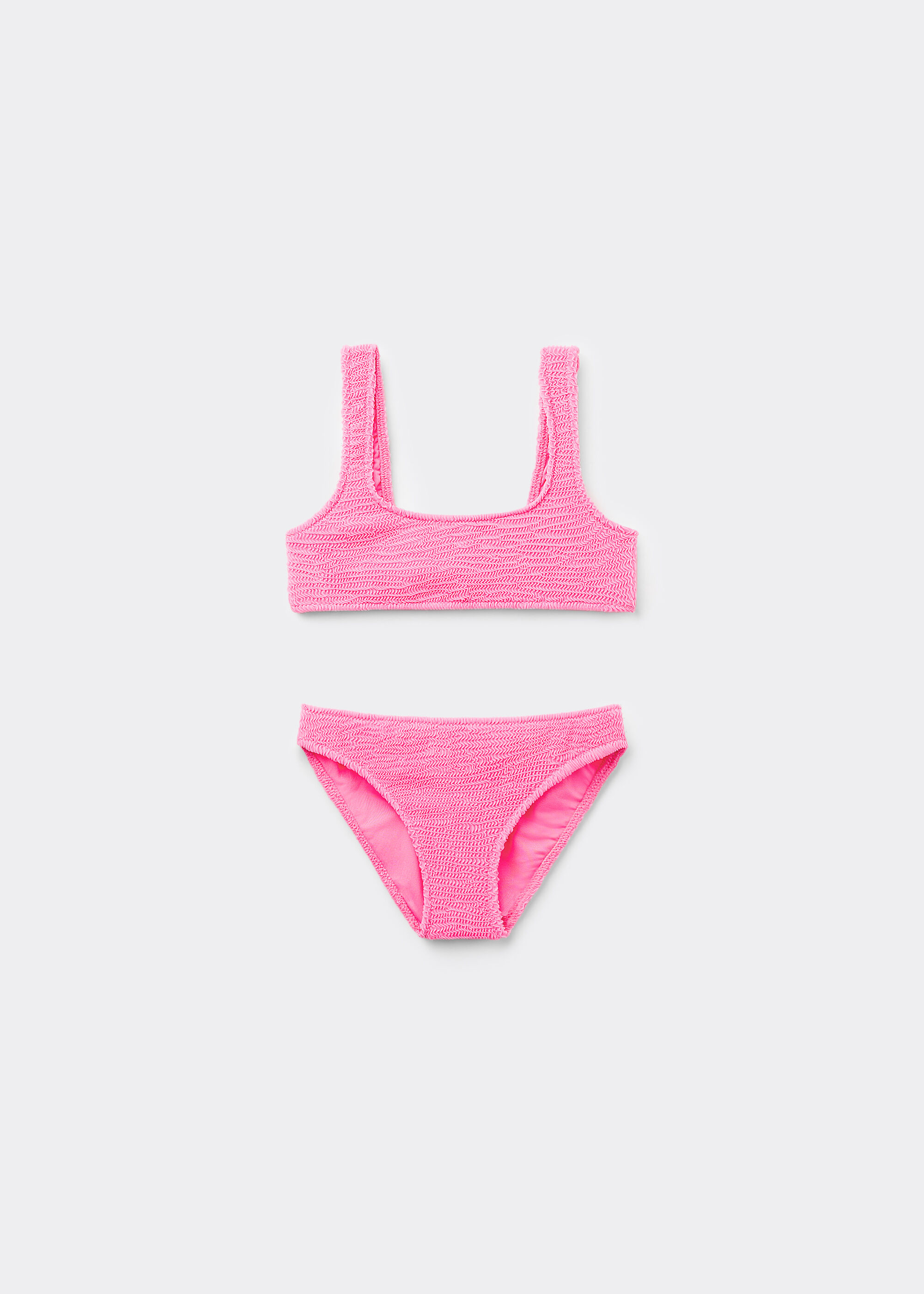 Maillot de Bain Deux Pièces Fille Crinkle Waves