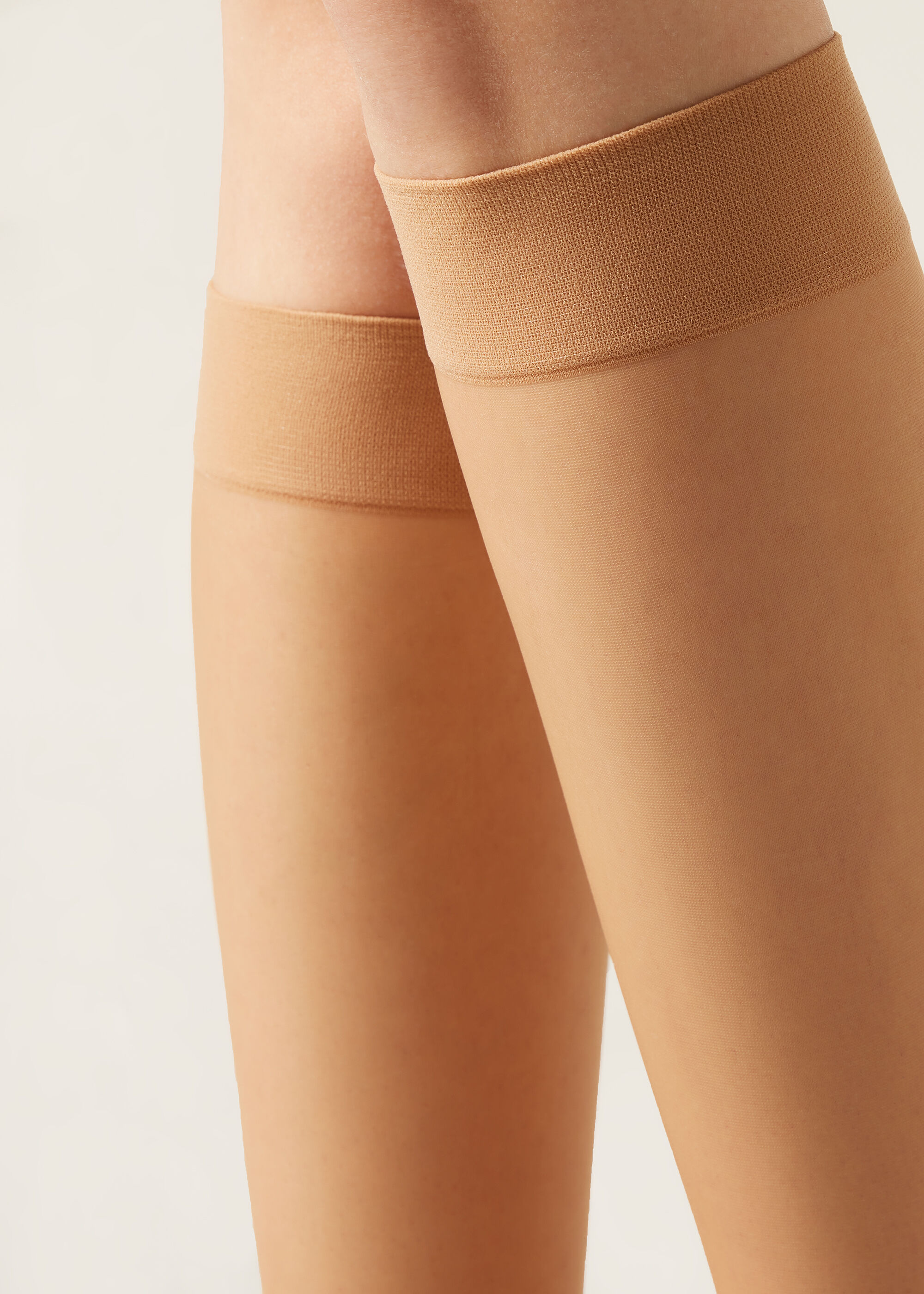 8 Denier Sheer Comfort Cuff Knee-Highs