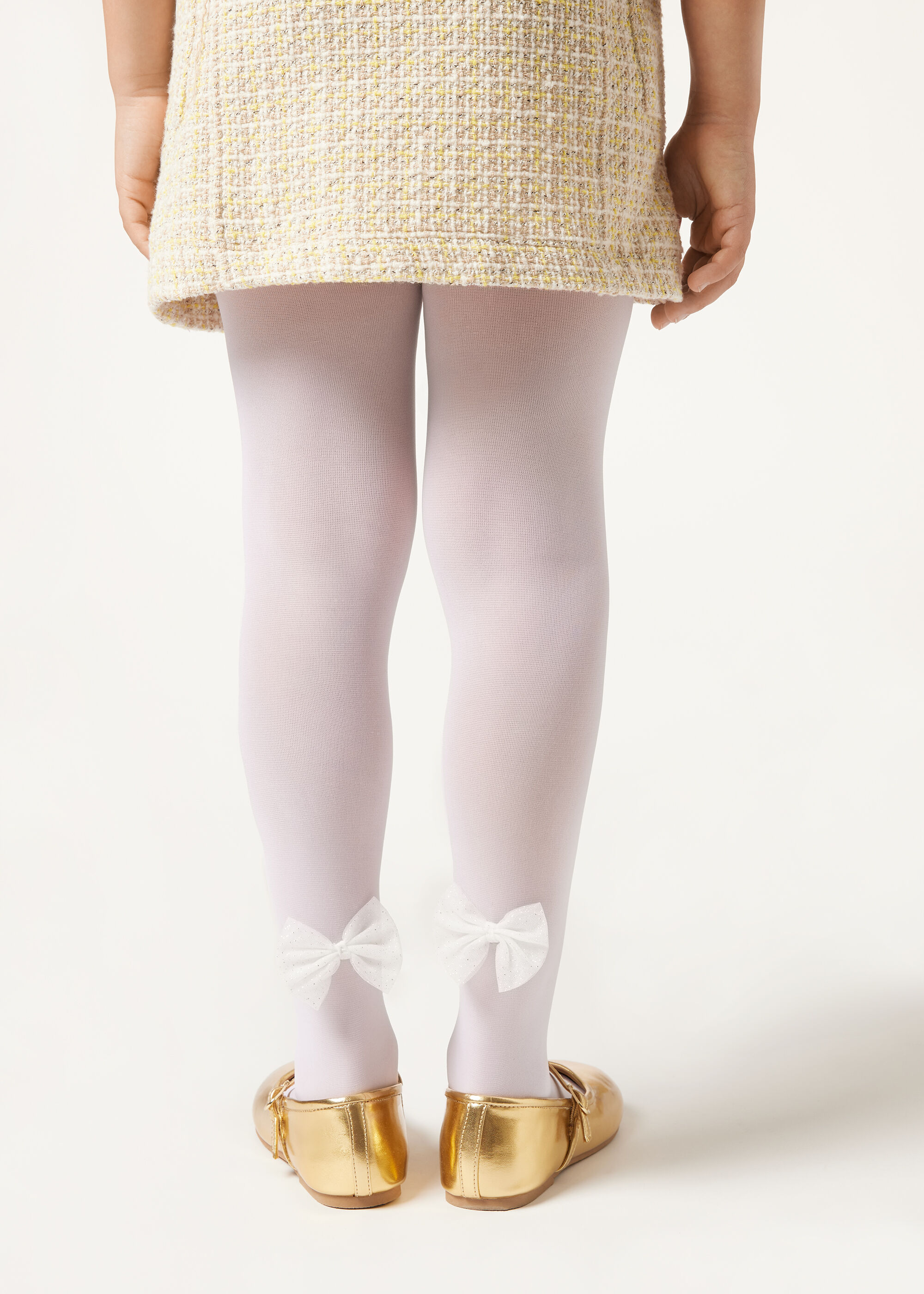 Girls’ Bow Tights