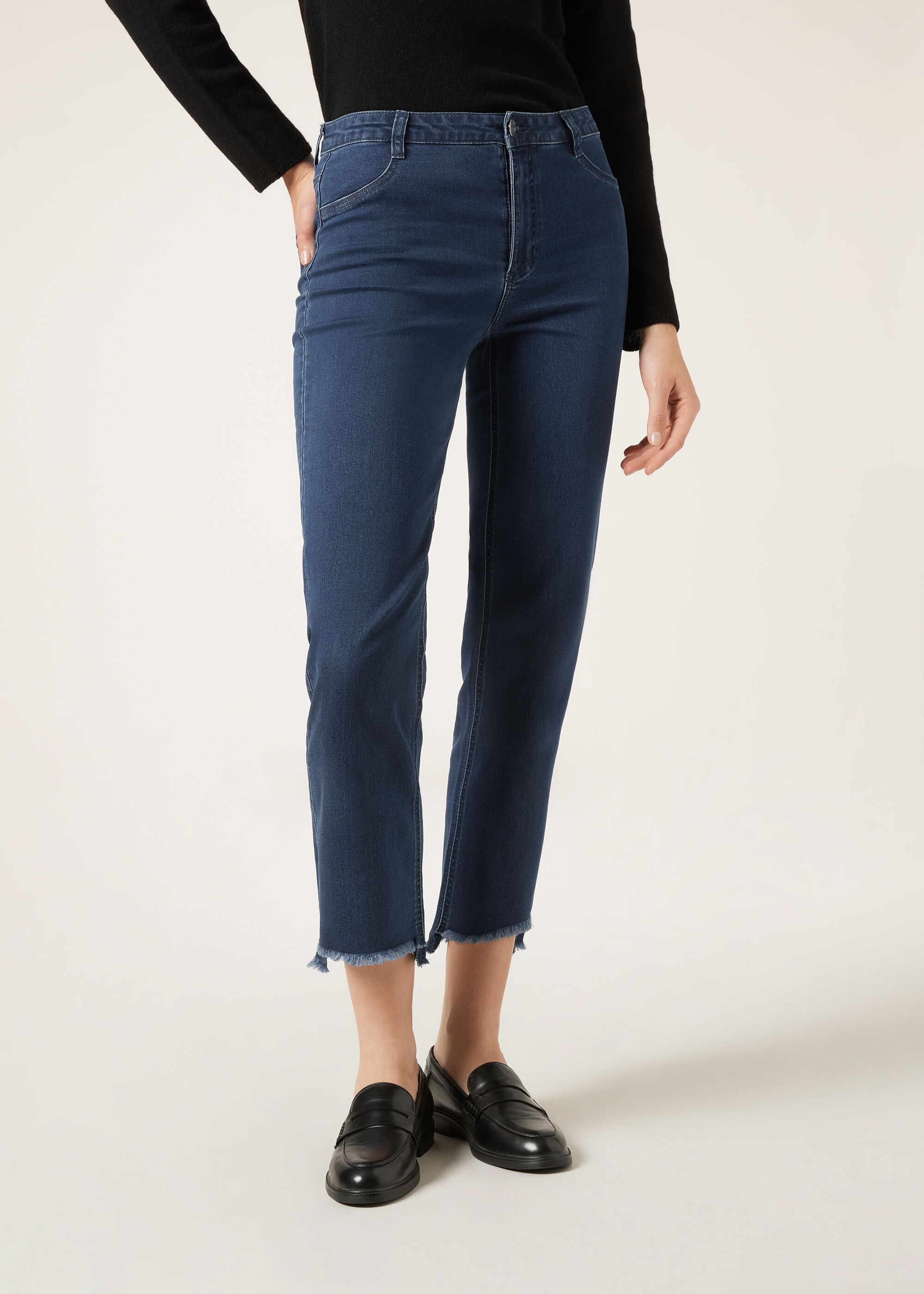 Cropped Jeans