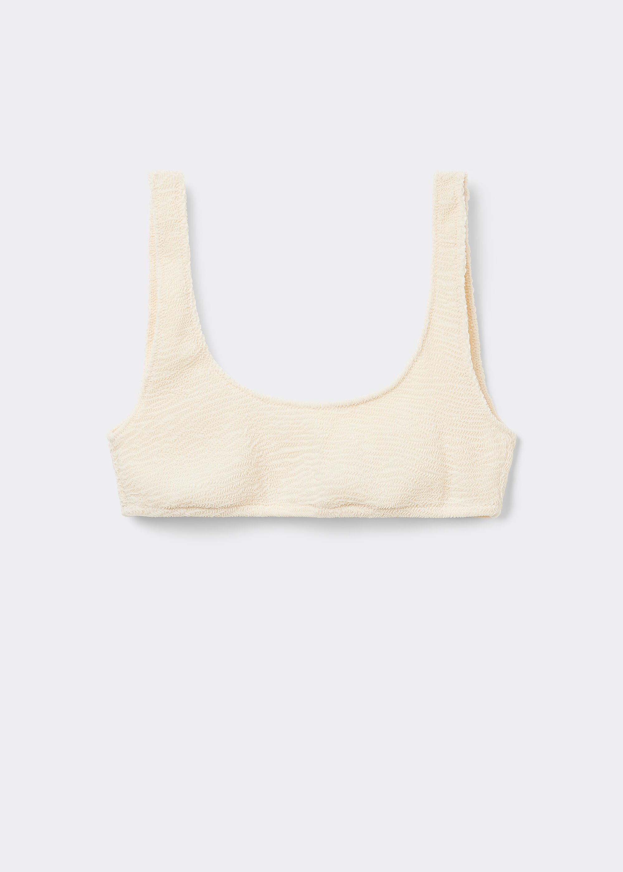 Brassiere Bikini Top Crinkle Waves