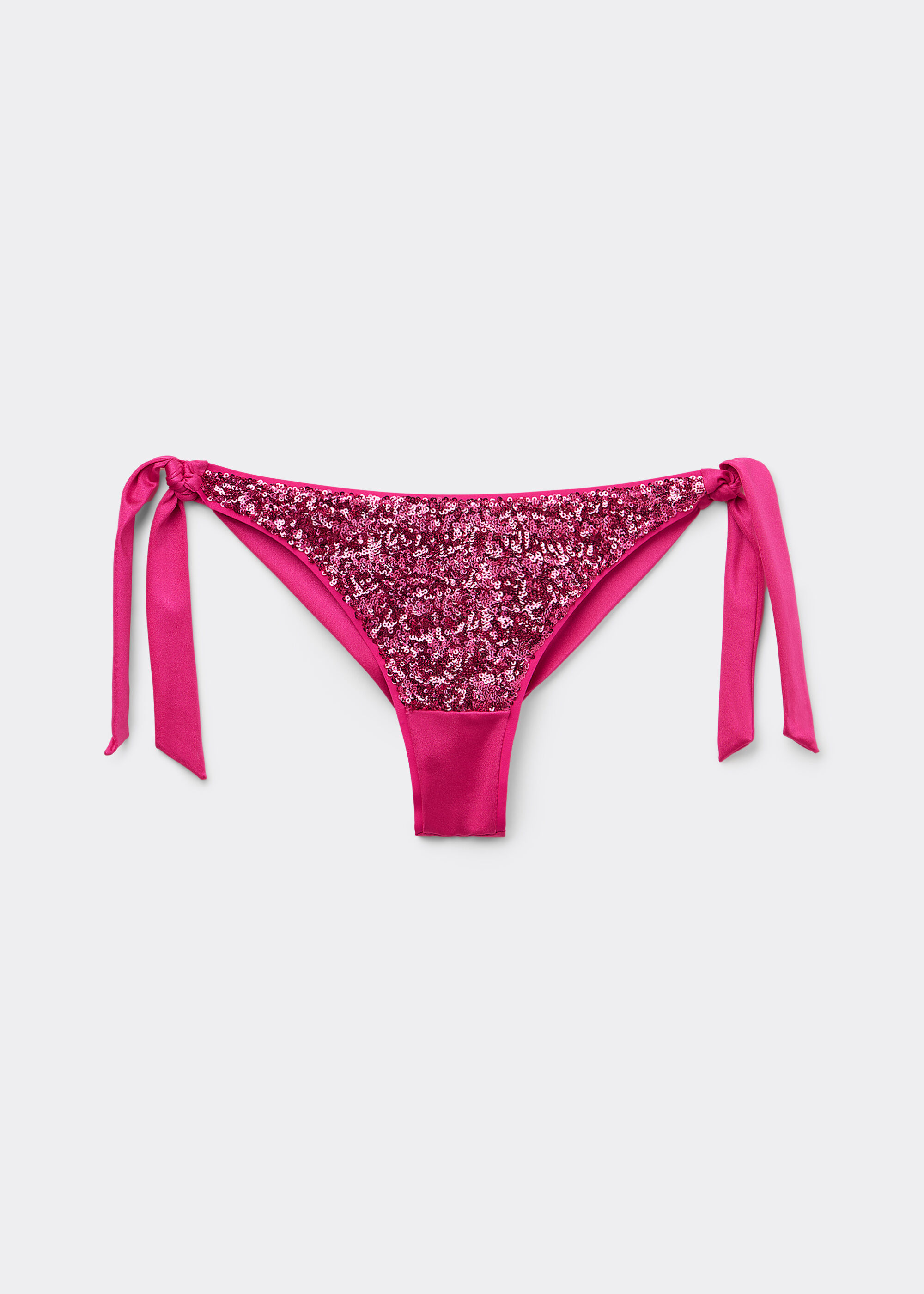 Brasileña Lazos Bikini Glowing Surface