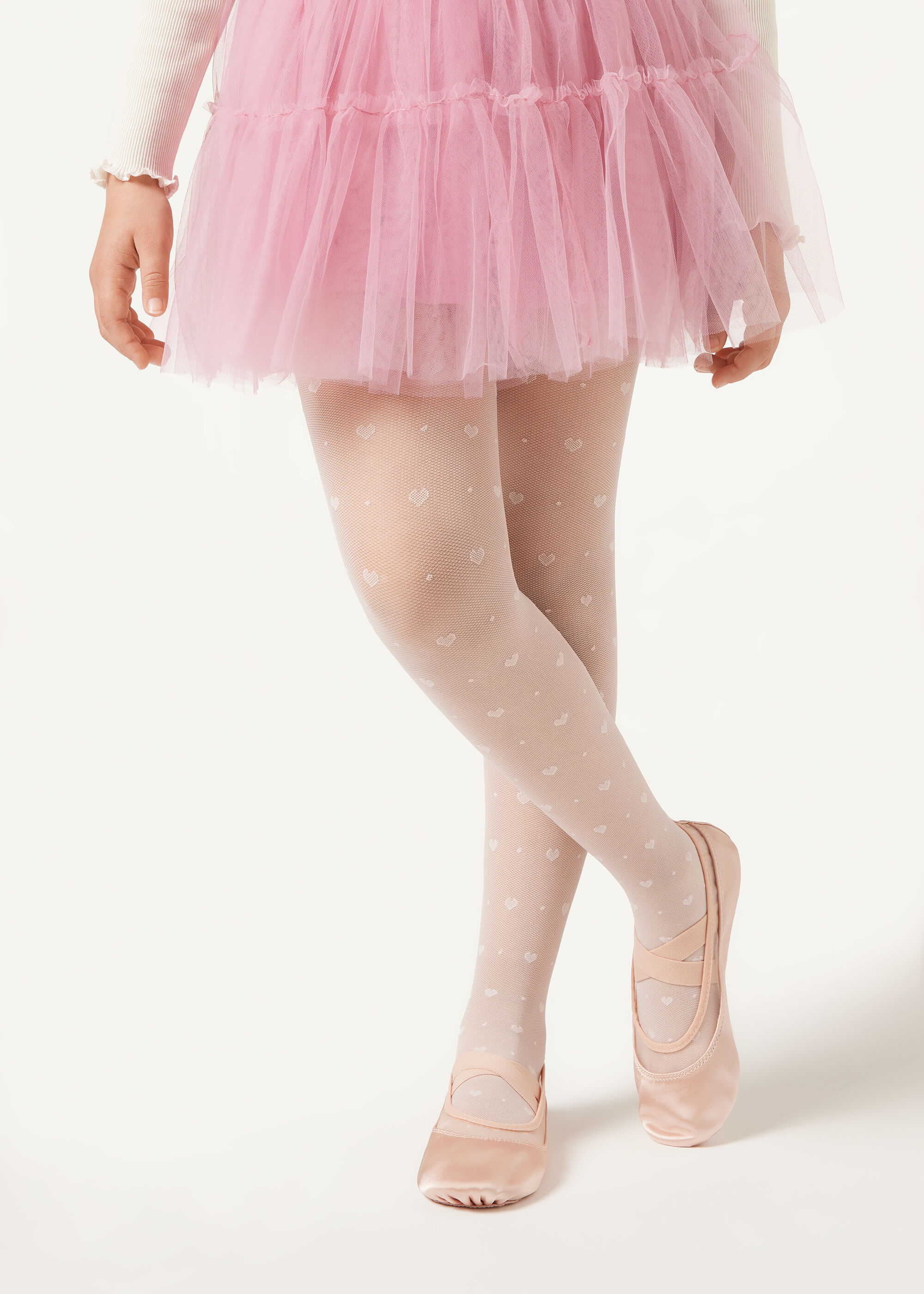 Girls’ All-Over Pattern Tights