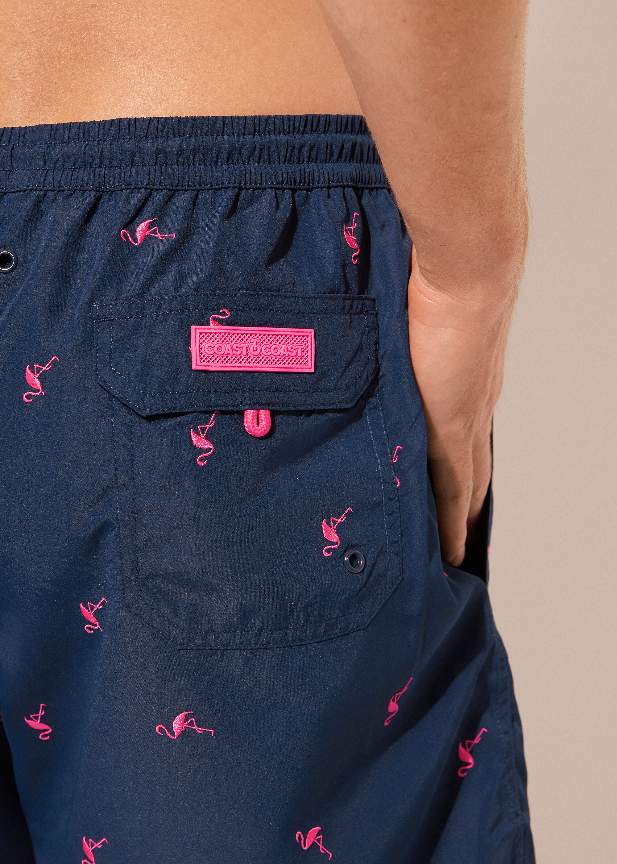 Men’s Patterned Boxer Swim Shorts Formentera