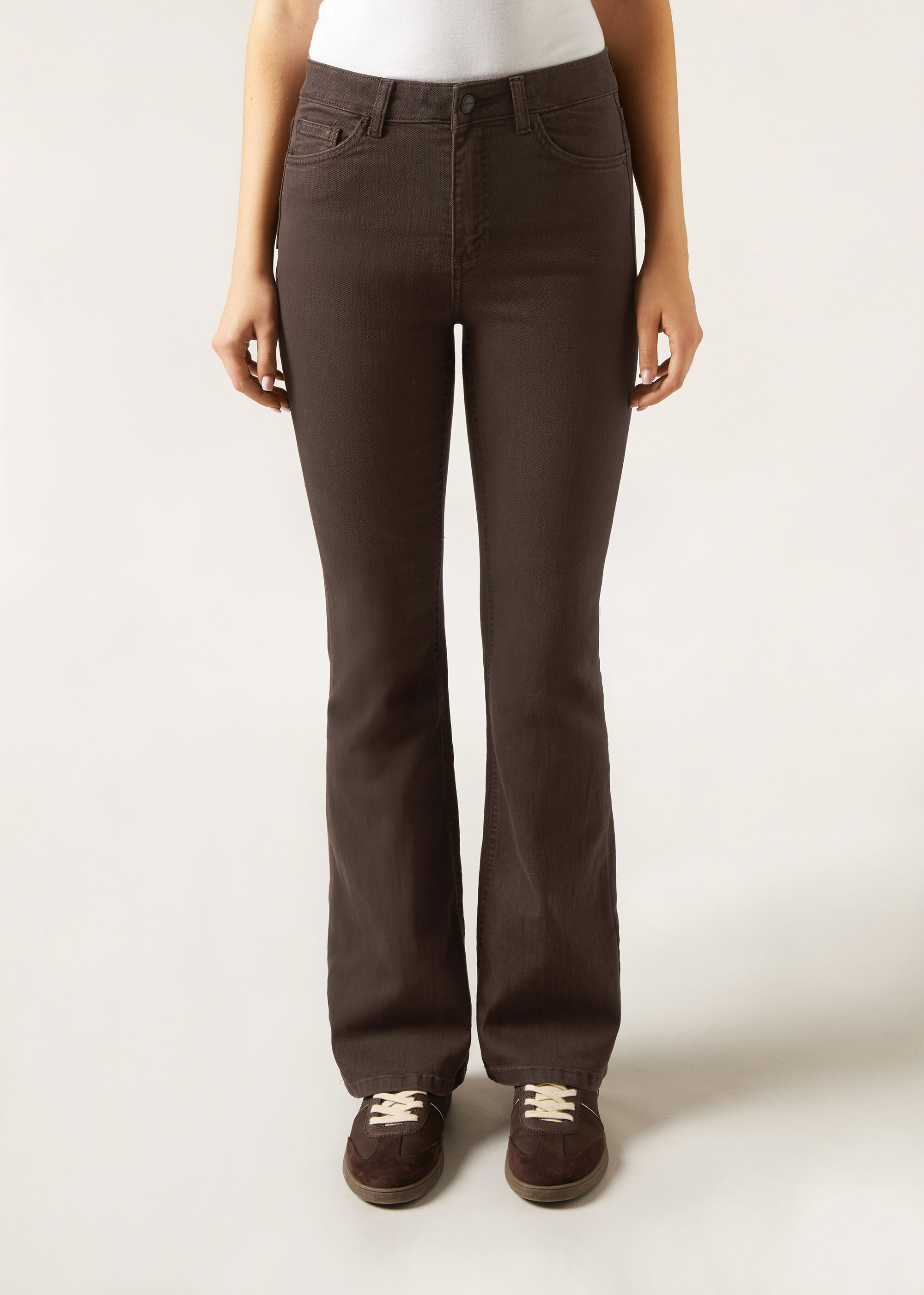Elastische Flare Jeans
